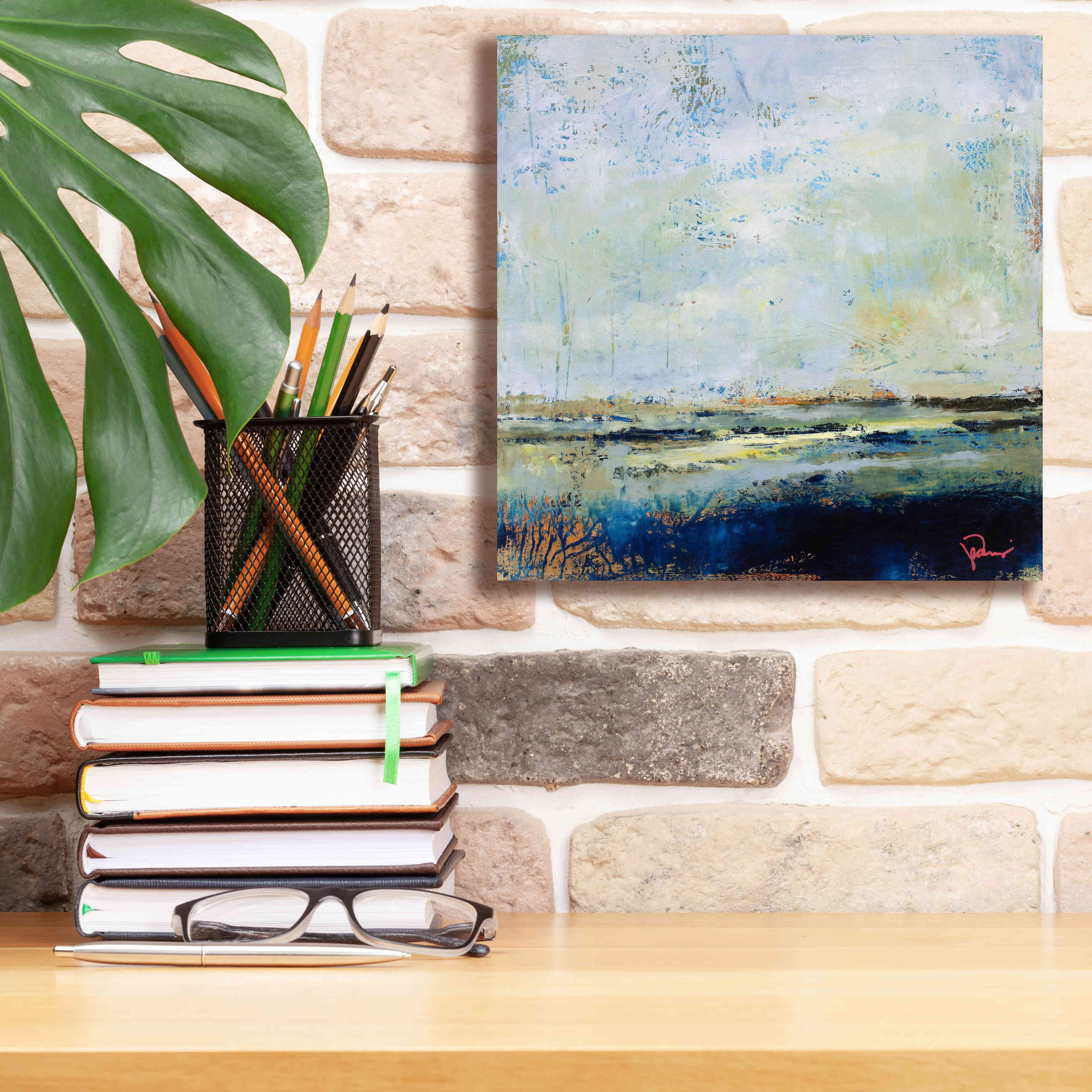 'Low Tide' by Patrick Dennis, Giclee Canvas Wall Art,12 x 12