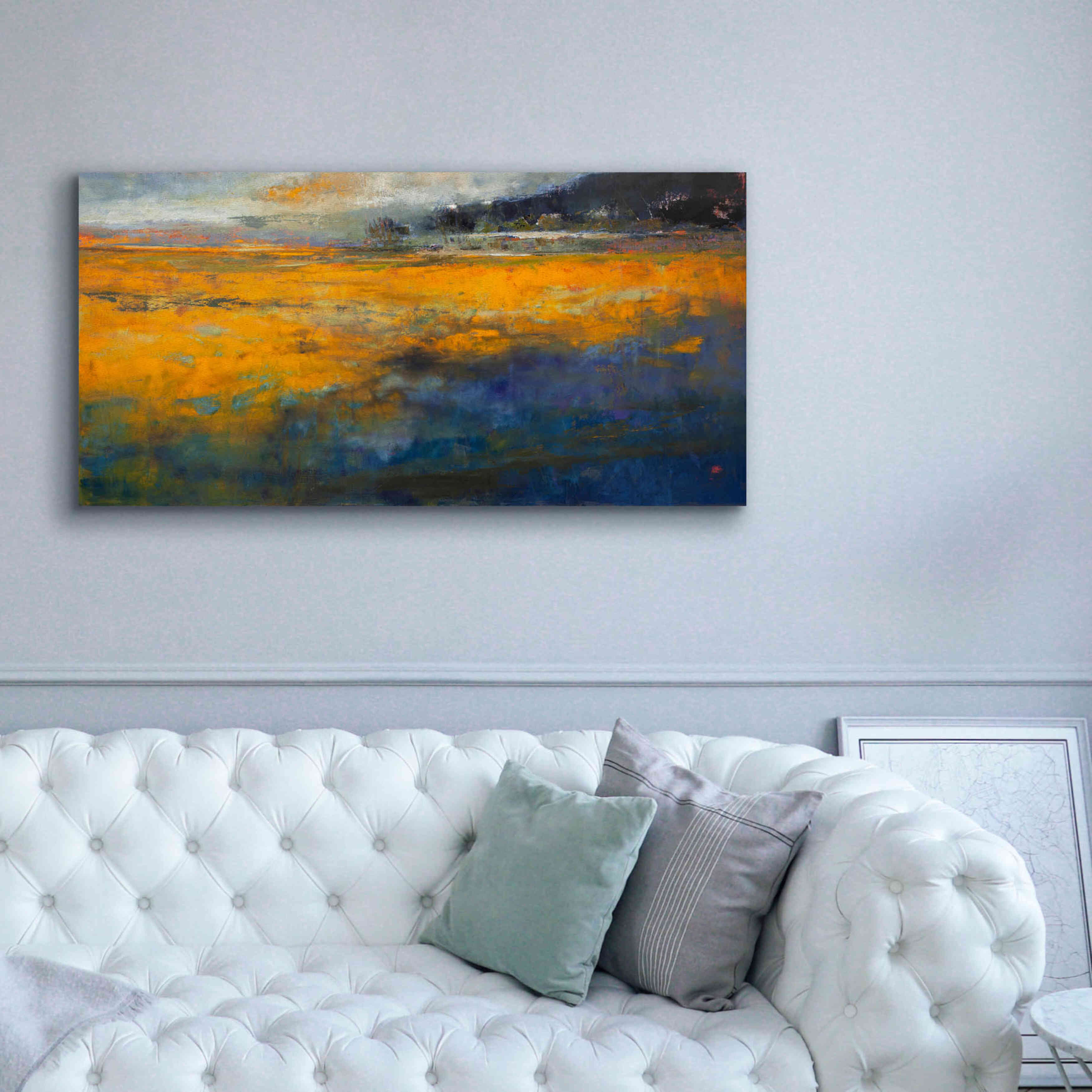 'Marshes' by Patrick Dennis, Giclee Canvas Wall Art,60 x 30