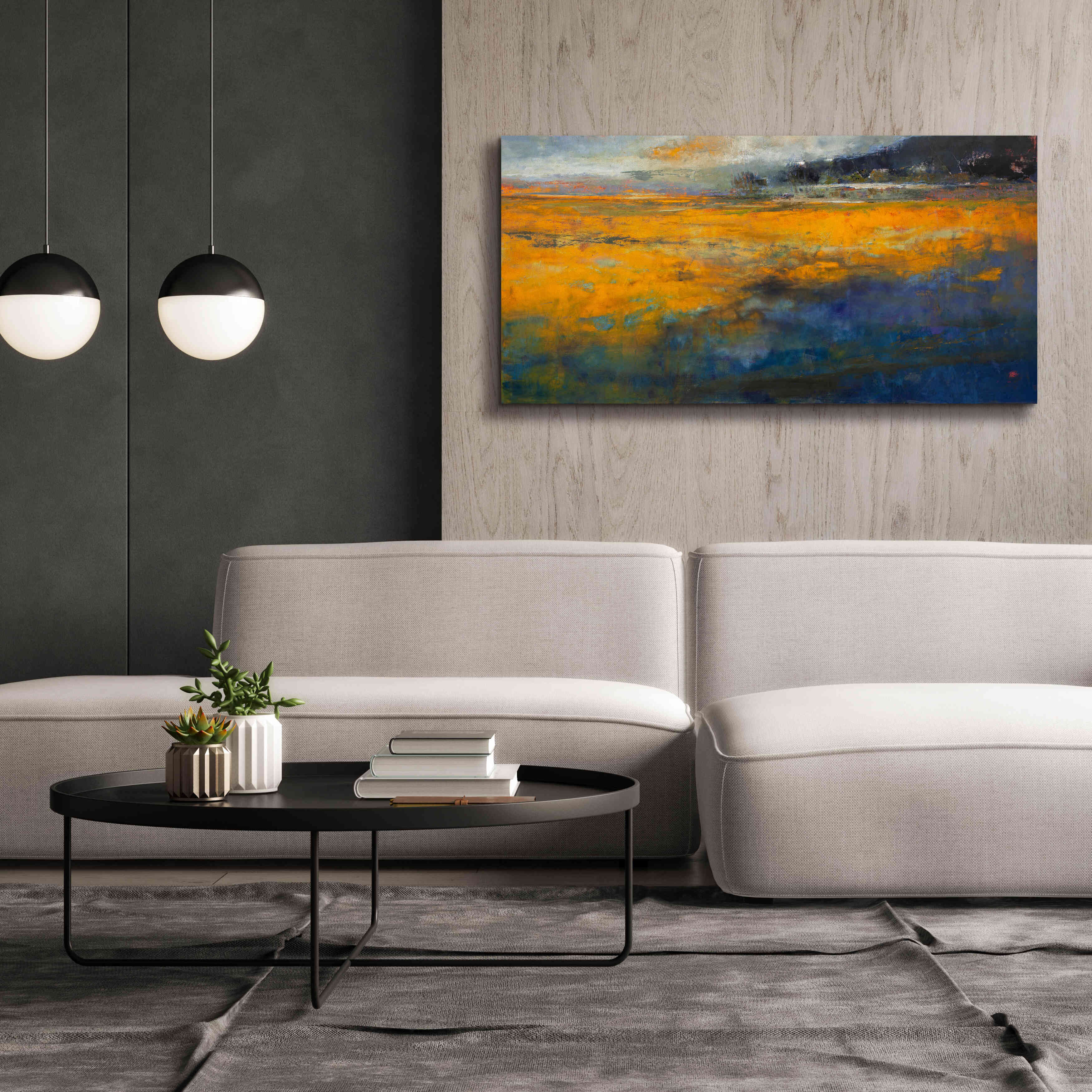 'Marshes' by Patrick Dennis, Giclee Canvas Wall Art,60 x 30