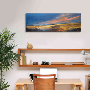 'Ranch Romance' by Patrick Dennis, Giclee Canvas Wall Art,36 x 12