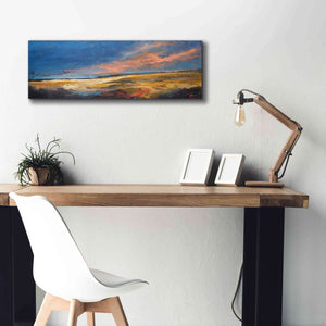 'Ranch Romance' by Patrick Dennis, Giclee Canvas Wall Art,36 x 12