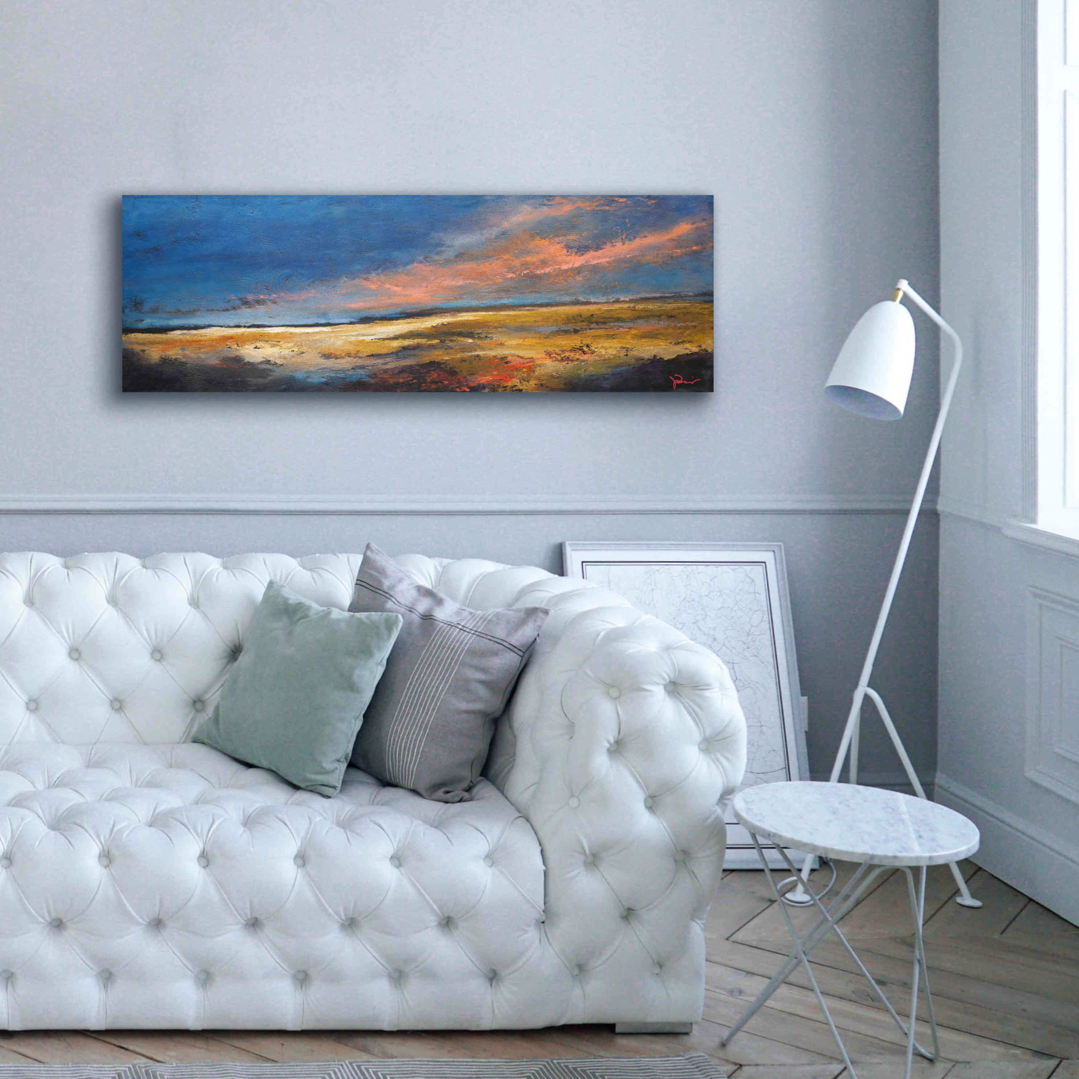 'Ranch Romance' by Patrick Dennis, Giclee Canvas Wall Art,60 x 20