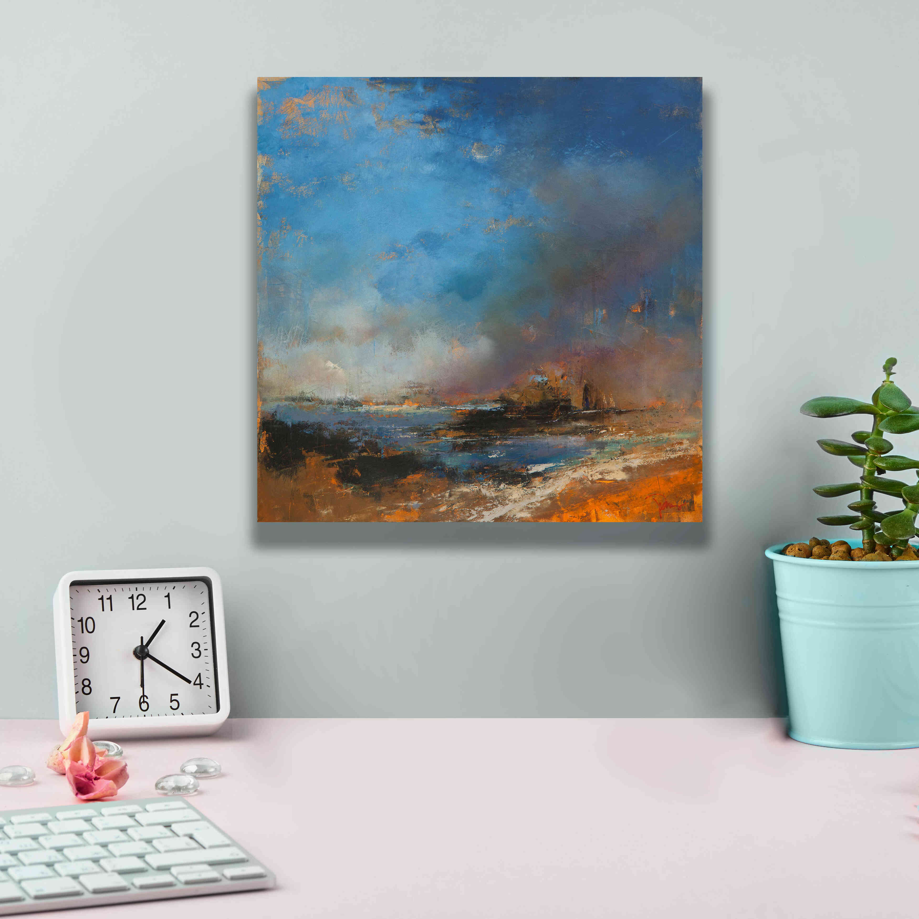 'Reclaimed Land' by Patrick Dennis, Giclee Canvas Wall Art,12 x 12