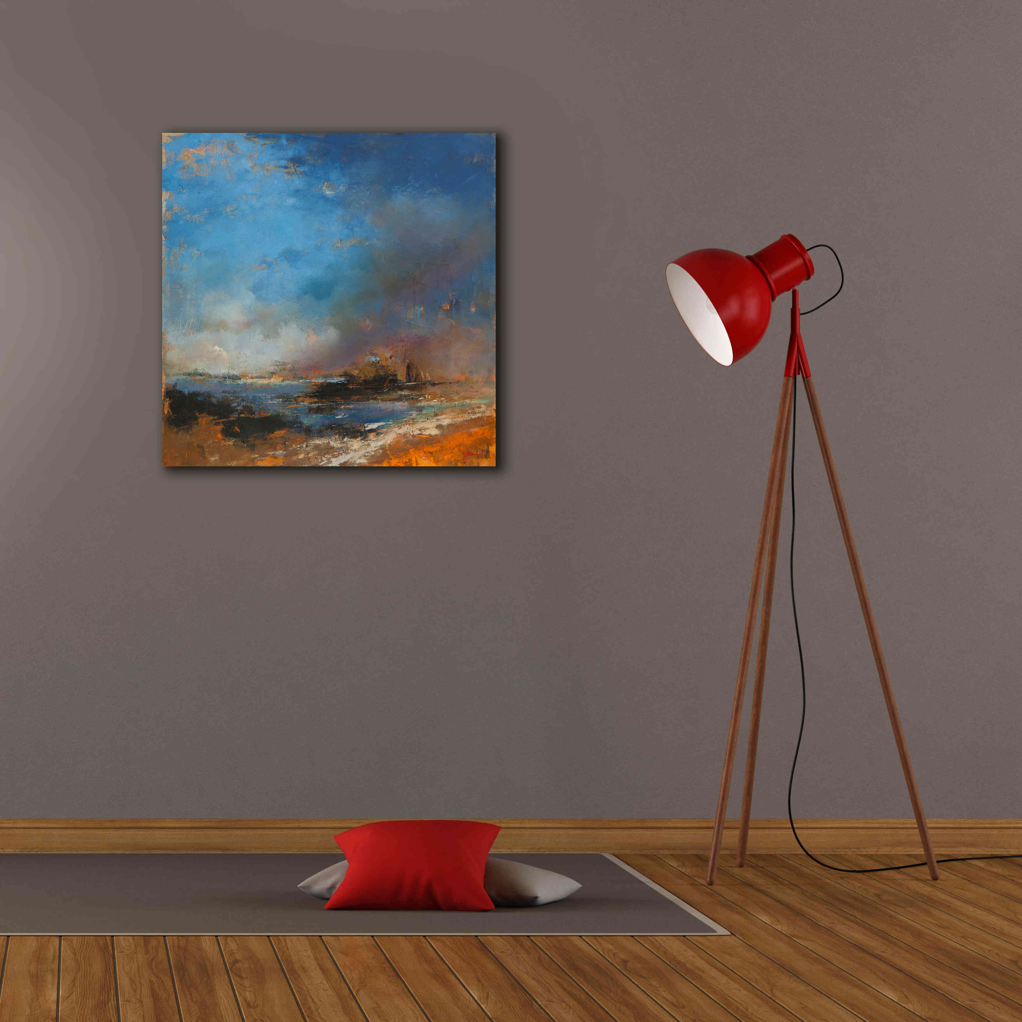 'Reclaimed Land' by Patrick Dennis, Giclee Canvas Wall Art,26 x 26