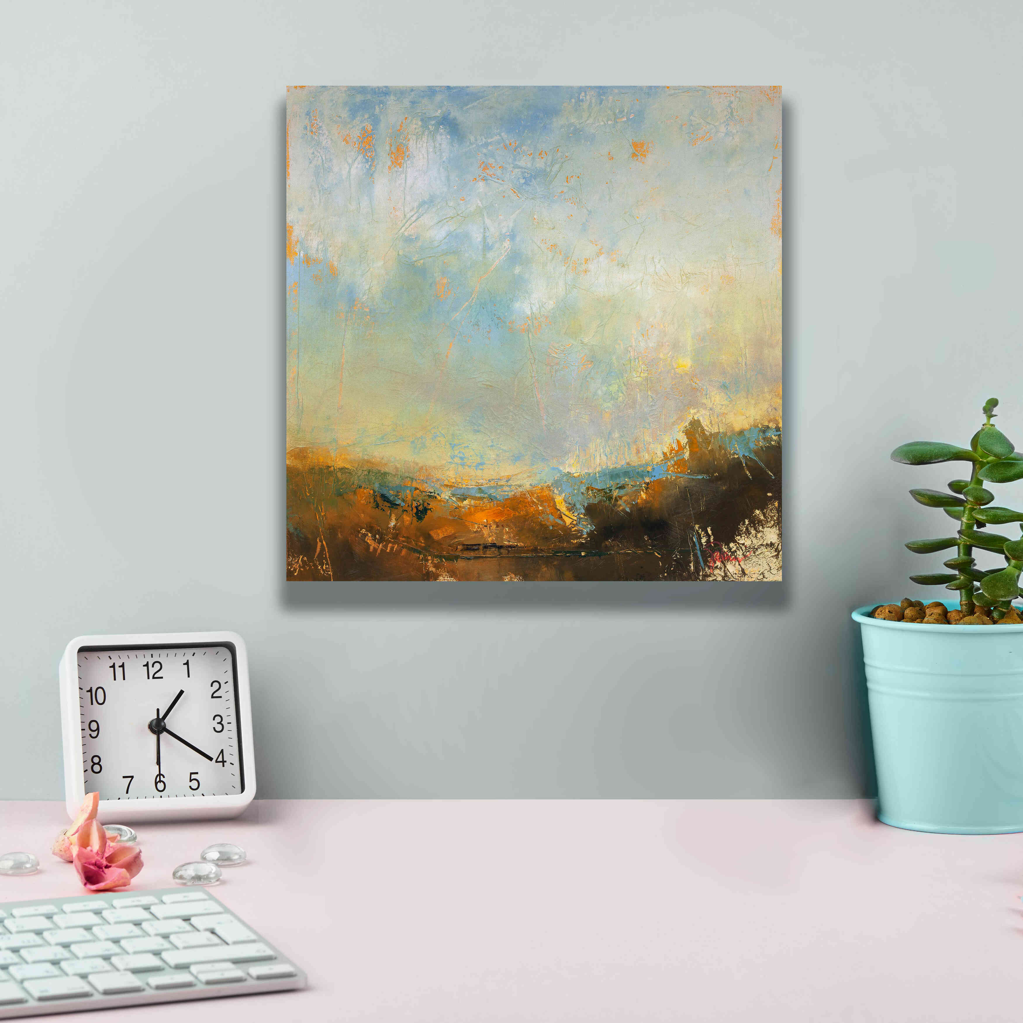 'Scaffold' by Patrick Dennis, Giclee Canvas Wall Art,12 x 12