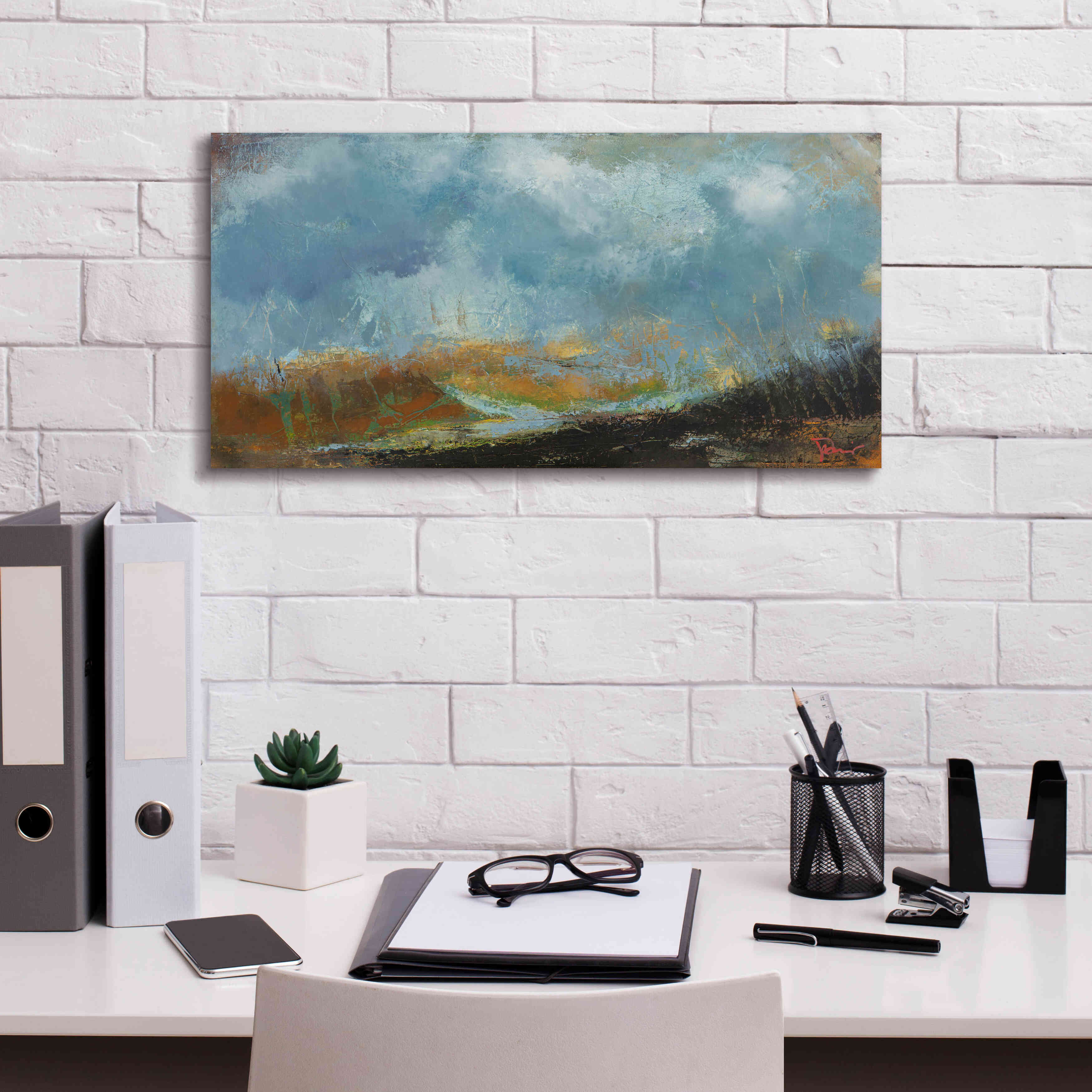 'Spires' by Patrick Dennis, Giclee Canvas Wall Art,24 x 12