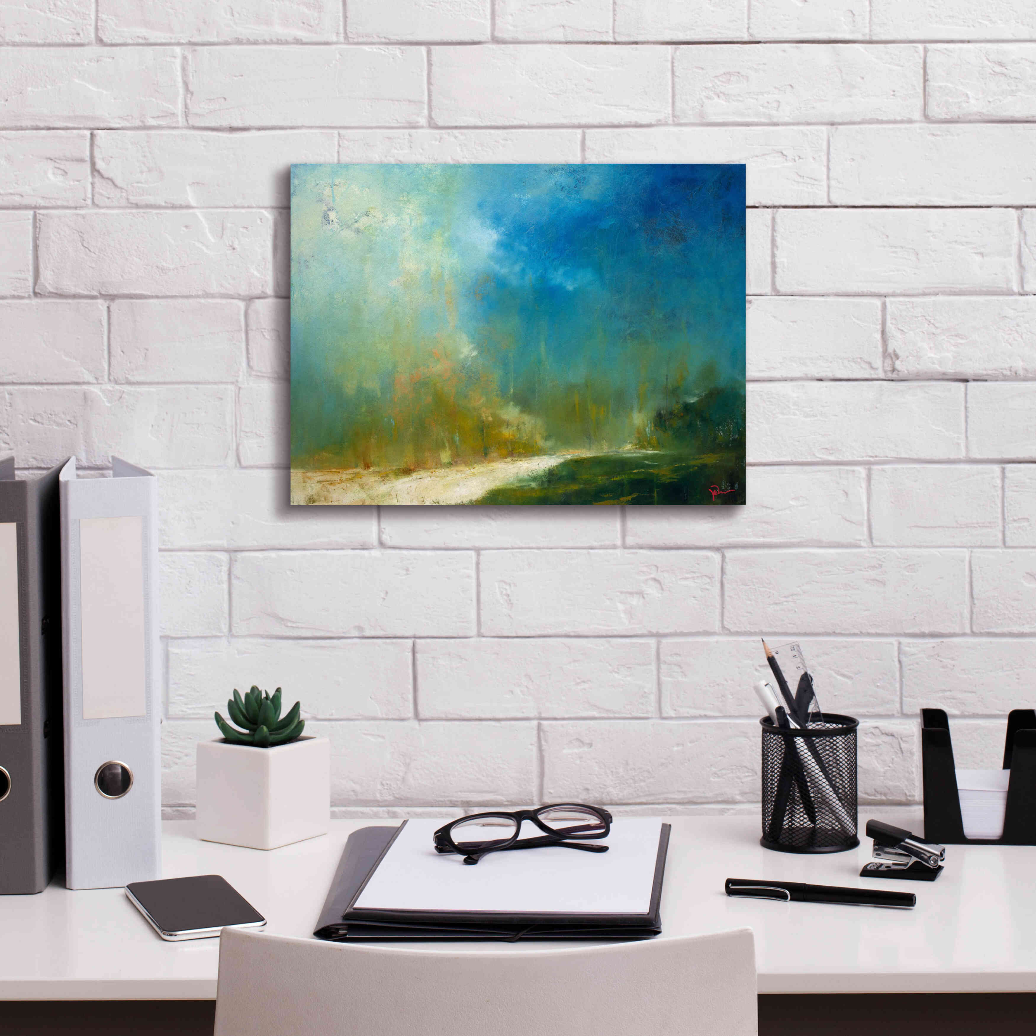 'The Path' by Patrick Dennis, Giclee Canvas Wall Art,16 x 12