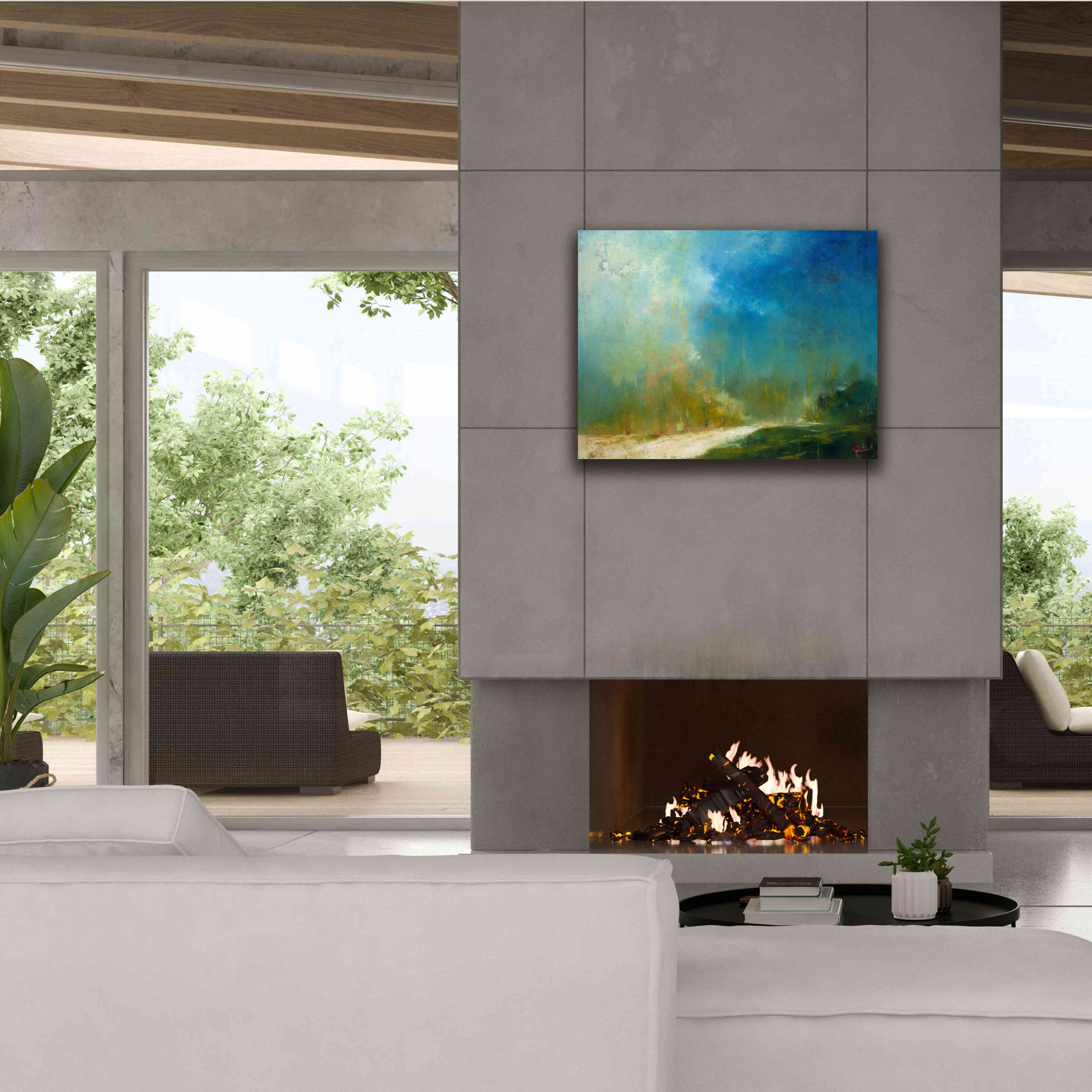 'The Path' by Patrick Dennis, Giclee Canvas Wall Art,34 x 26