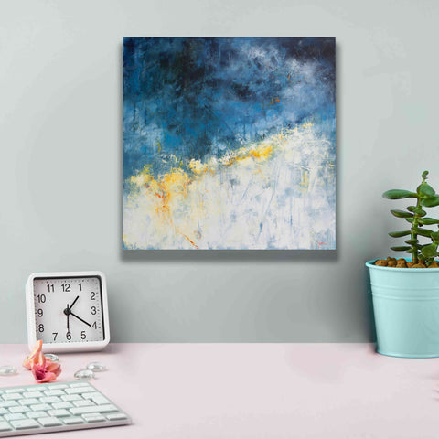 Image of 'Yellow Bloom' by Patrick Dennis, Giclee Canvas Wall Art,12 x 12