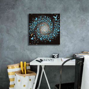 'Butterfly Galaxy' by Paula Belle Flores, Giclee Canvas Wall Art,18 x 18