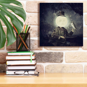 'Full Moon' by Paula Belle Flores, Giclee Canvas Wall Art,12 x 12