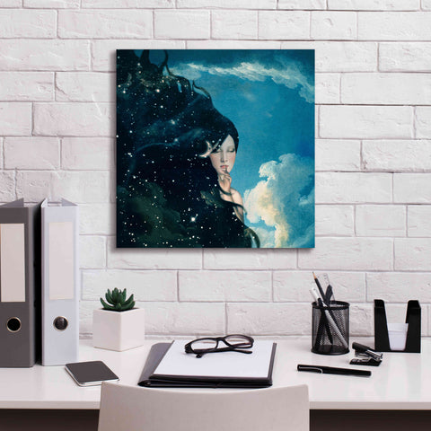Image of 'Lady Night' by Paula Belle Flores, Giclee Canvas Wall Art,18 x 18