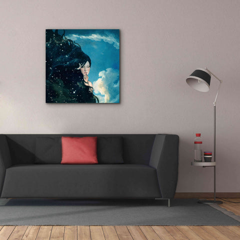 Image of 'Lady Night' by Paula Belle Flores, Giclee Canvas Wall Art,37 x 37