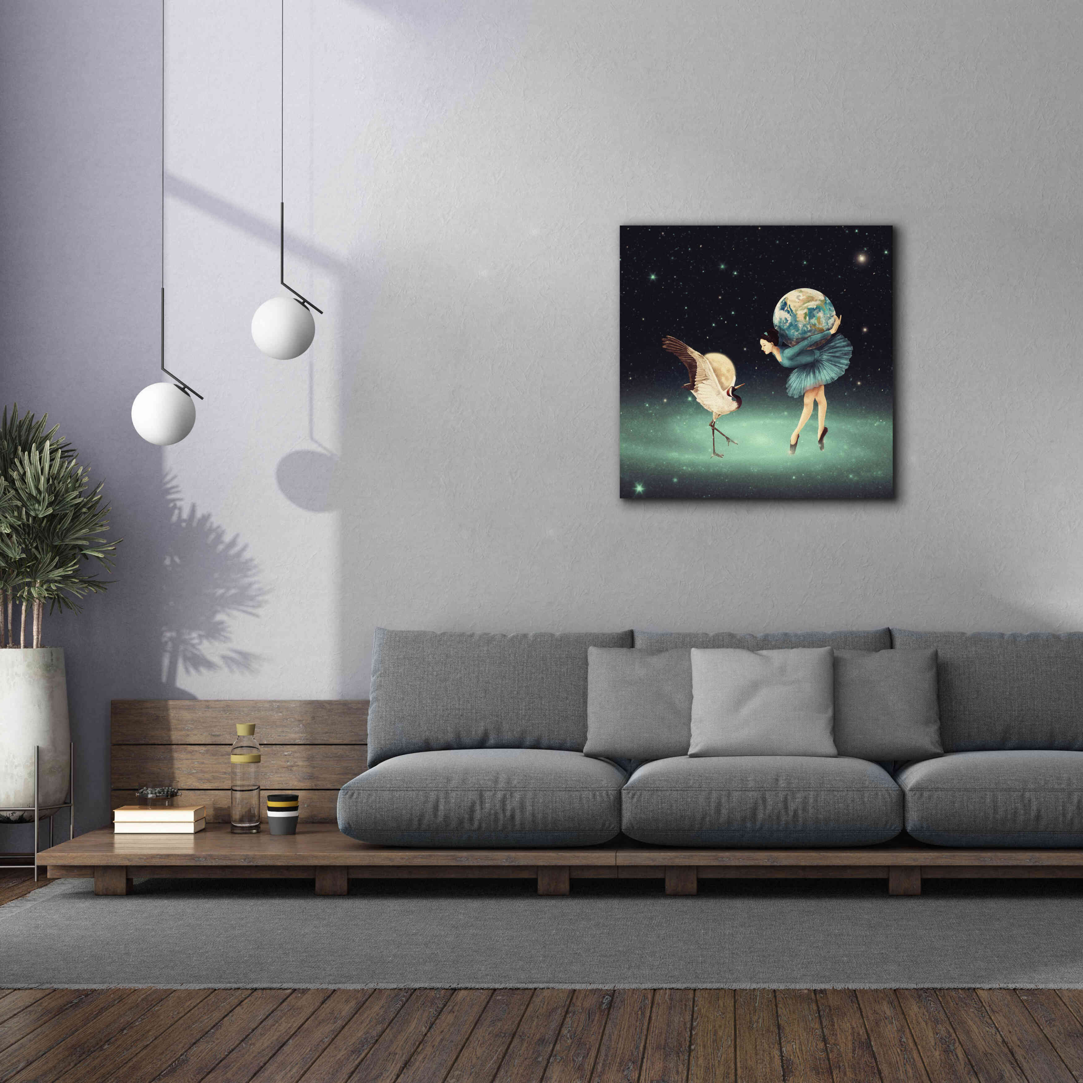 'Life is Just a Dance' by Paula Belle Flores, Giclee Canvas Wall Art,37 x 37