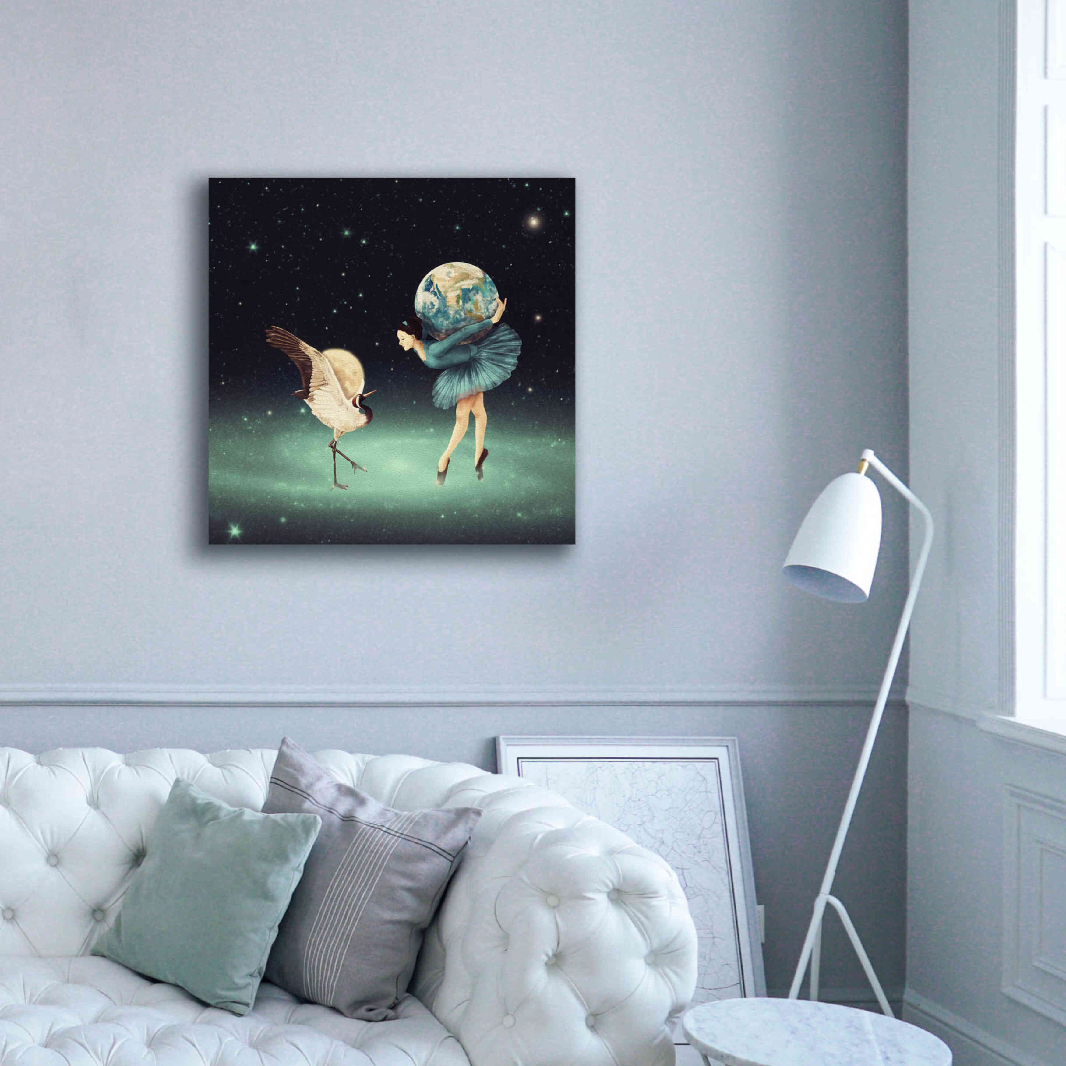 'Life is Just a Dance' by Paula Belle Flores, Giclee Canvas Wall Art,37 x 37