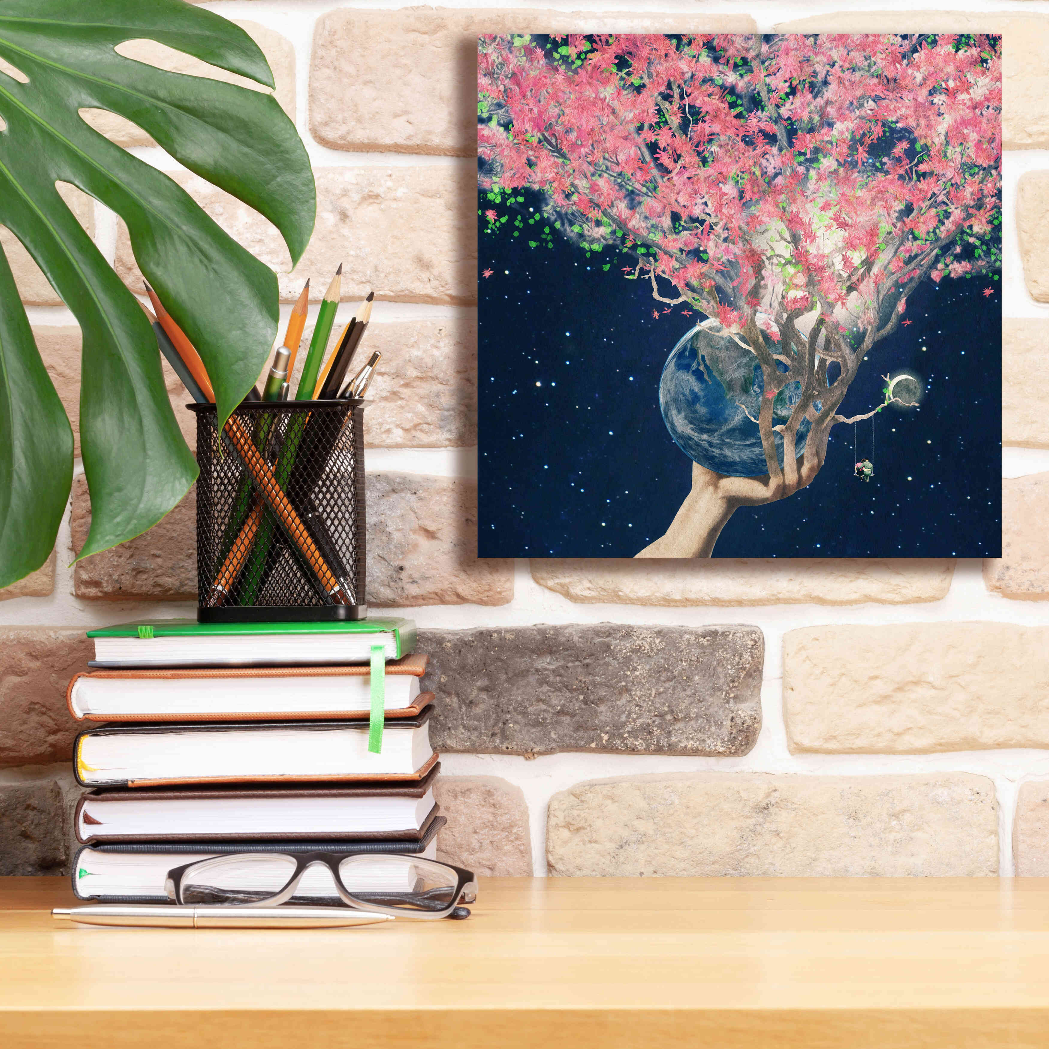 'Love Makes The Faith Bloom' by Paula Belle Flores, Giclee Canvas Wall Art,12 x 12
