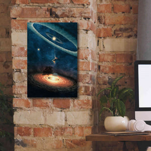 'My Dream House in Another Galaxy' by Paula Belle Flores, Giclee Canvas Wall Art,12 x 18