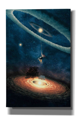 'My Dream House in Another Galaxy' by Paula Belle Flores, Giclee Canvas Wall Art