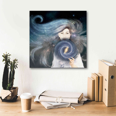 Image of 'My Secret Universe' by Paula Belle Flores, Giclee Canvas Wall Art,18 x 18