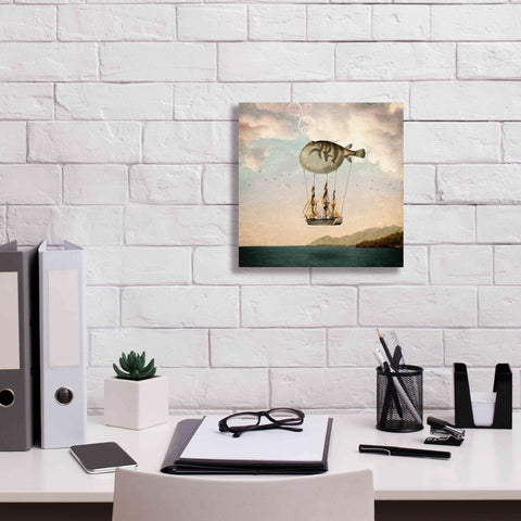 Image of 'The Big Journey' by Paula Belle Flores, Giclee Canvas Wall Art,12 x 12