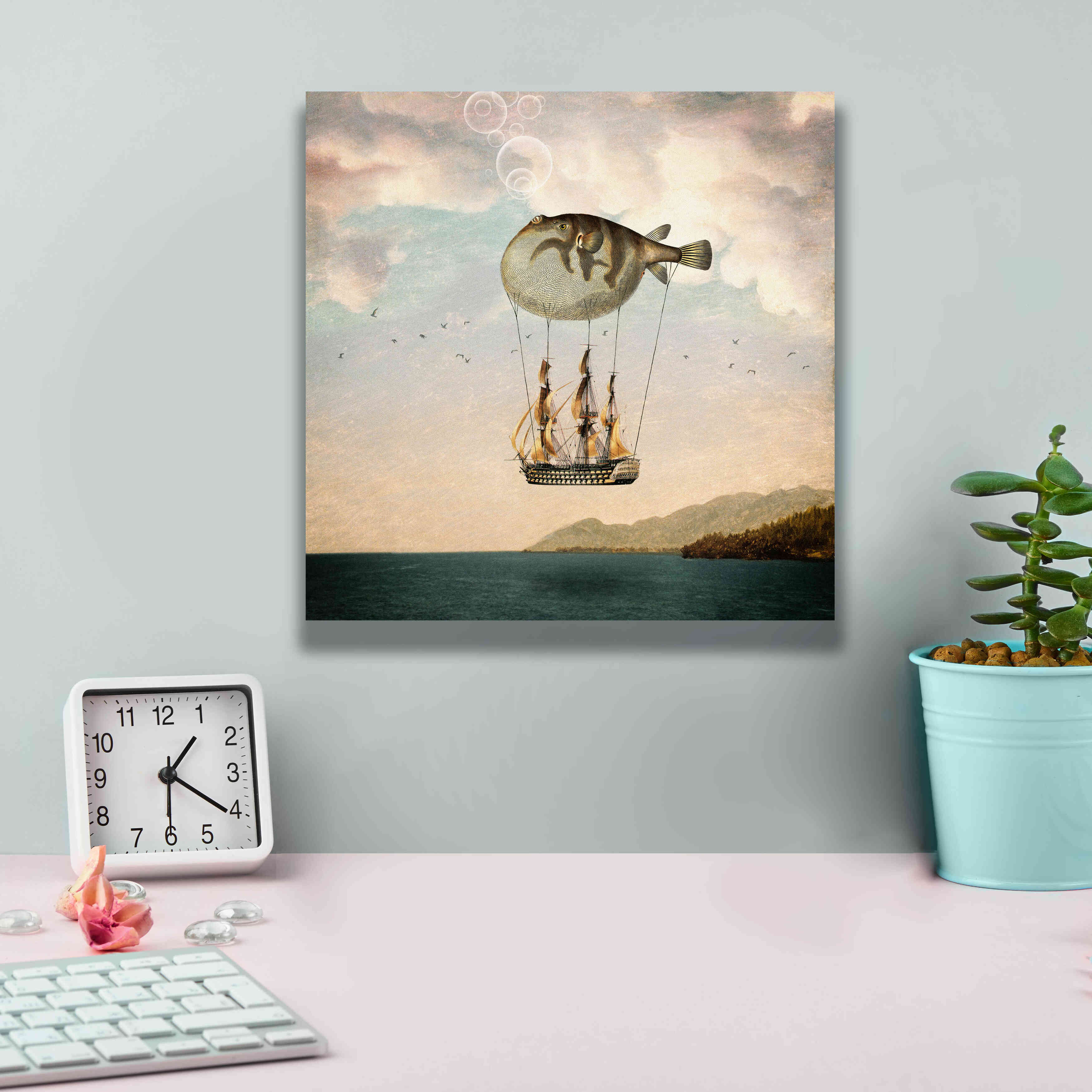 'The Big Journey' by Paula Belle Flores, Giclee Canvas Wall Art,12 x 12