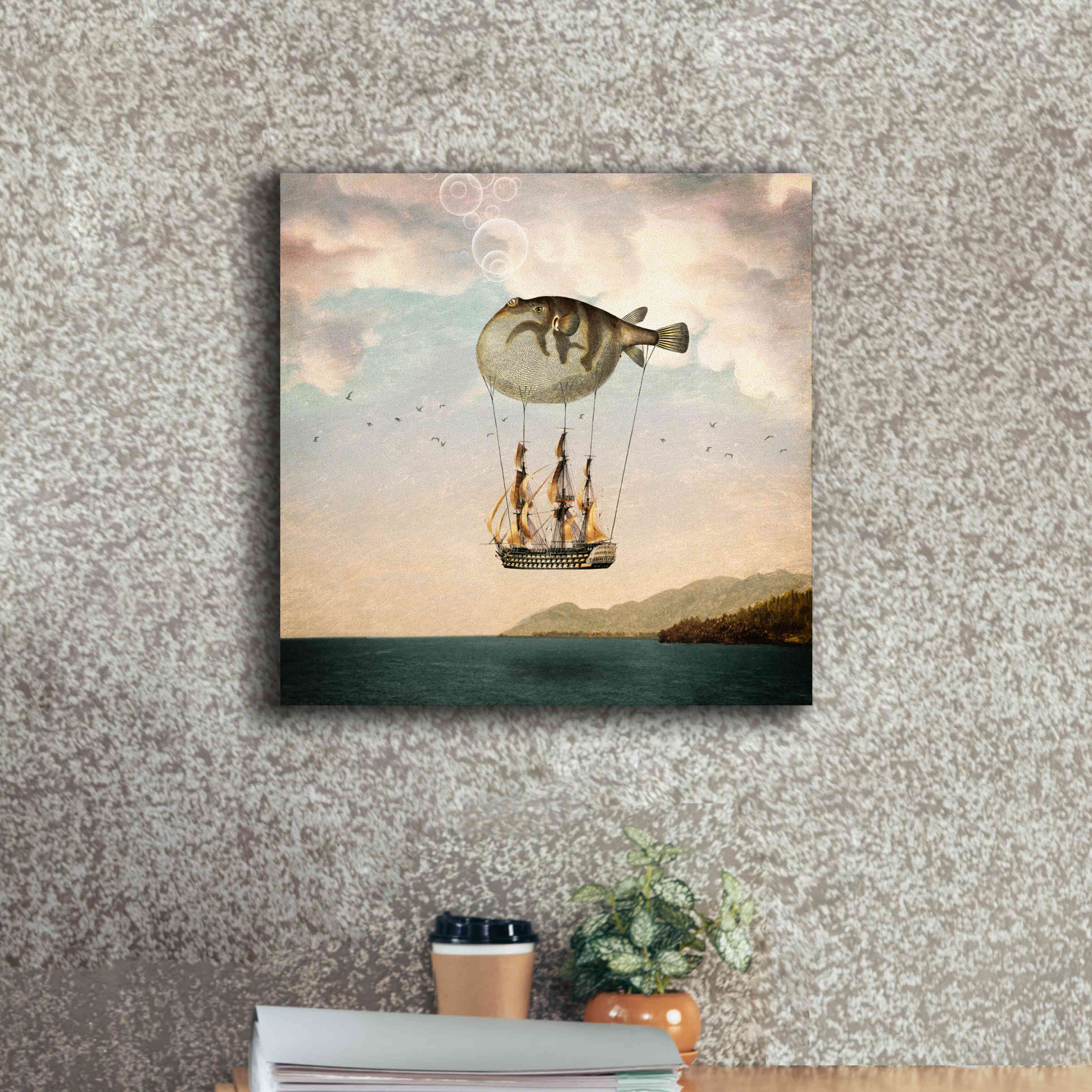 'The Big Journey' by Paula Belle Flores, Giclee Canvas Wall Art,18 x 18