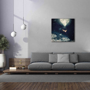 'The Moon Carries Me Away' by Paula Belle Flores, Giclee Canvas Wall Art,37 x 37