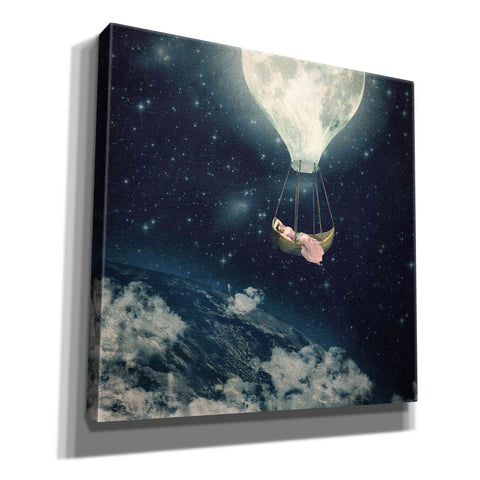 Image of 'The Moon Carries Me Away' by Paula Belle Flores, Giclee Canvas Wall Art