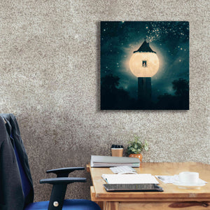 'The Moon Tower' by Paula Belle Flores, Giclee Canvas Wall Art,26 x 26