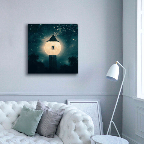Image of 'The Moon Tower' by Paula Belle Flores, Giclee Canvas Wall Art,37 x 37