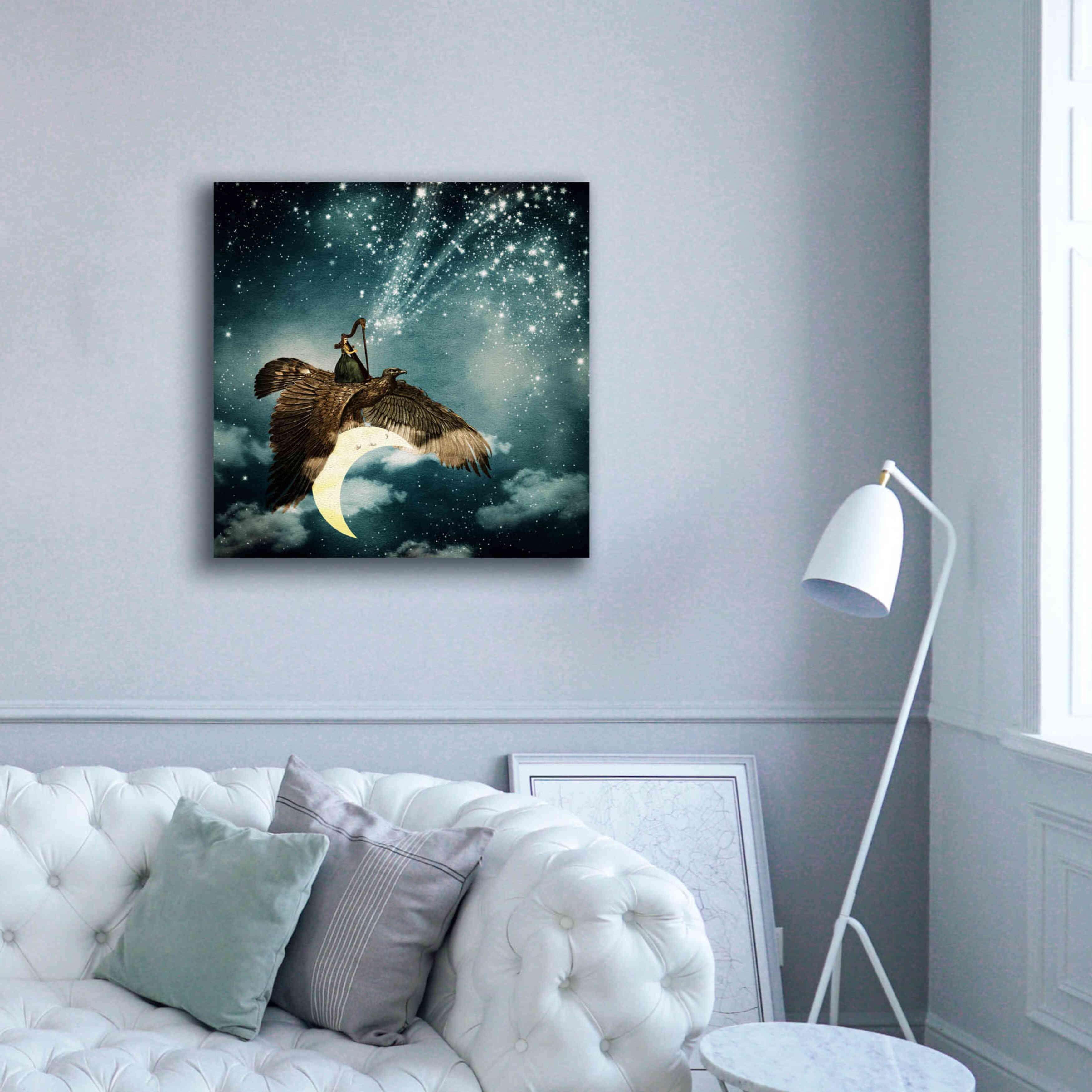 'The Night Goddess' by Paula Belle Flores, Giclee Canvas Wall Art,37 x 37