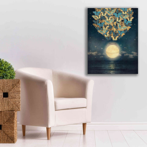 Image of 'The Rising Moon' by Paula Belle Flores, Giclee Canvas Wall Art,26 x 34