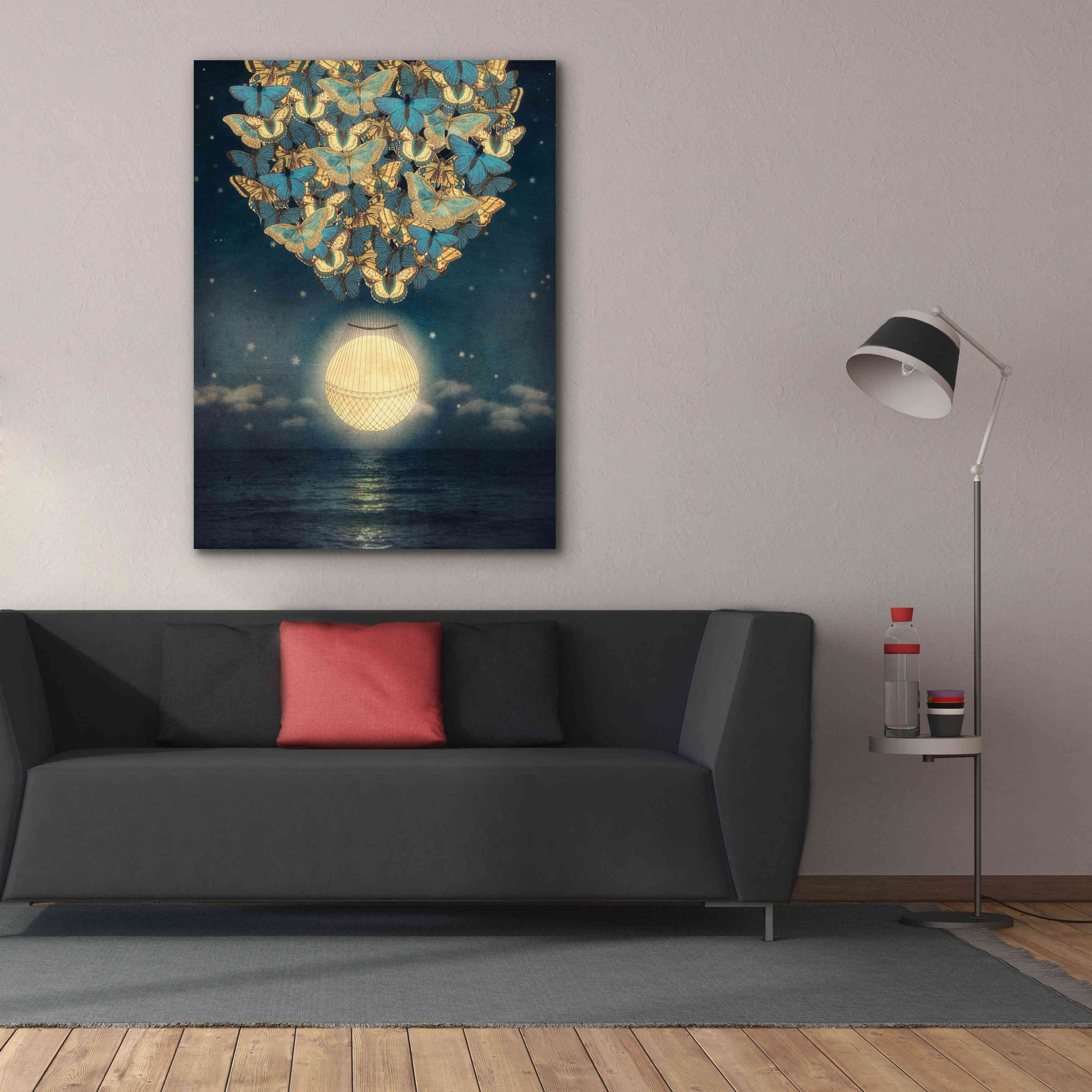 'The Rising Moon' by Paula Belle Flores, Giclee Canvas Wall Art,40 x 54