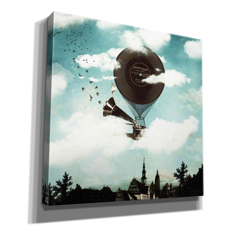 Image of 'The Travelling Ballerina' by Paula Belle Flores, Giclee Canvas Wall Art