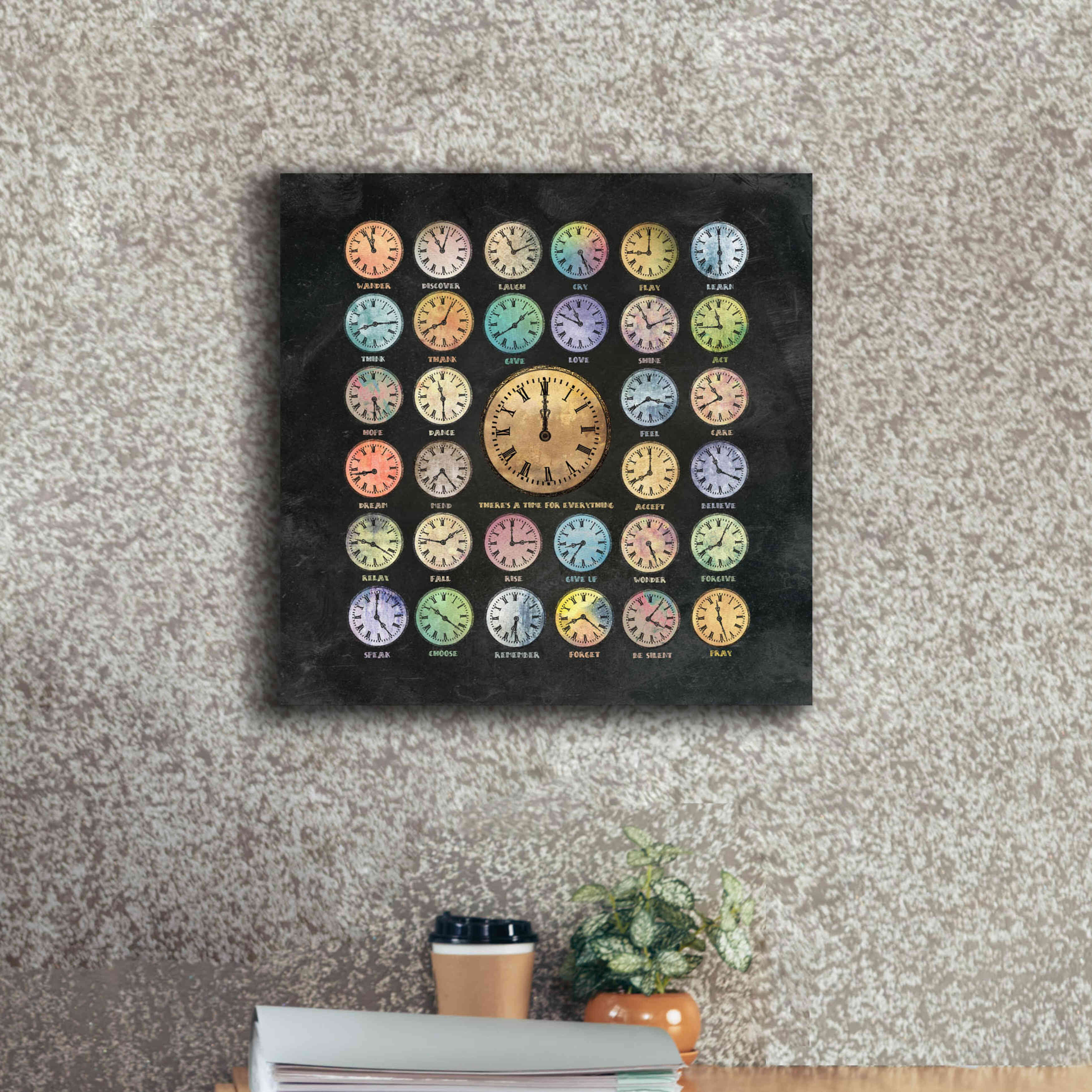 'There is a Time for Everything' by Paula Belle Flores, Giclee Canvas Wall Art,18 x 18