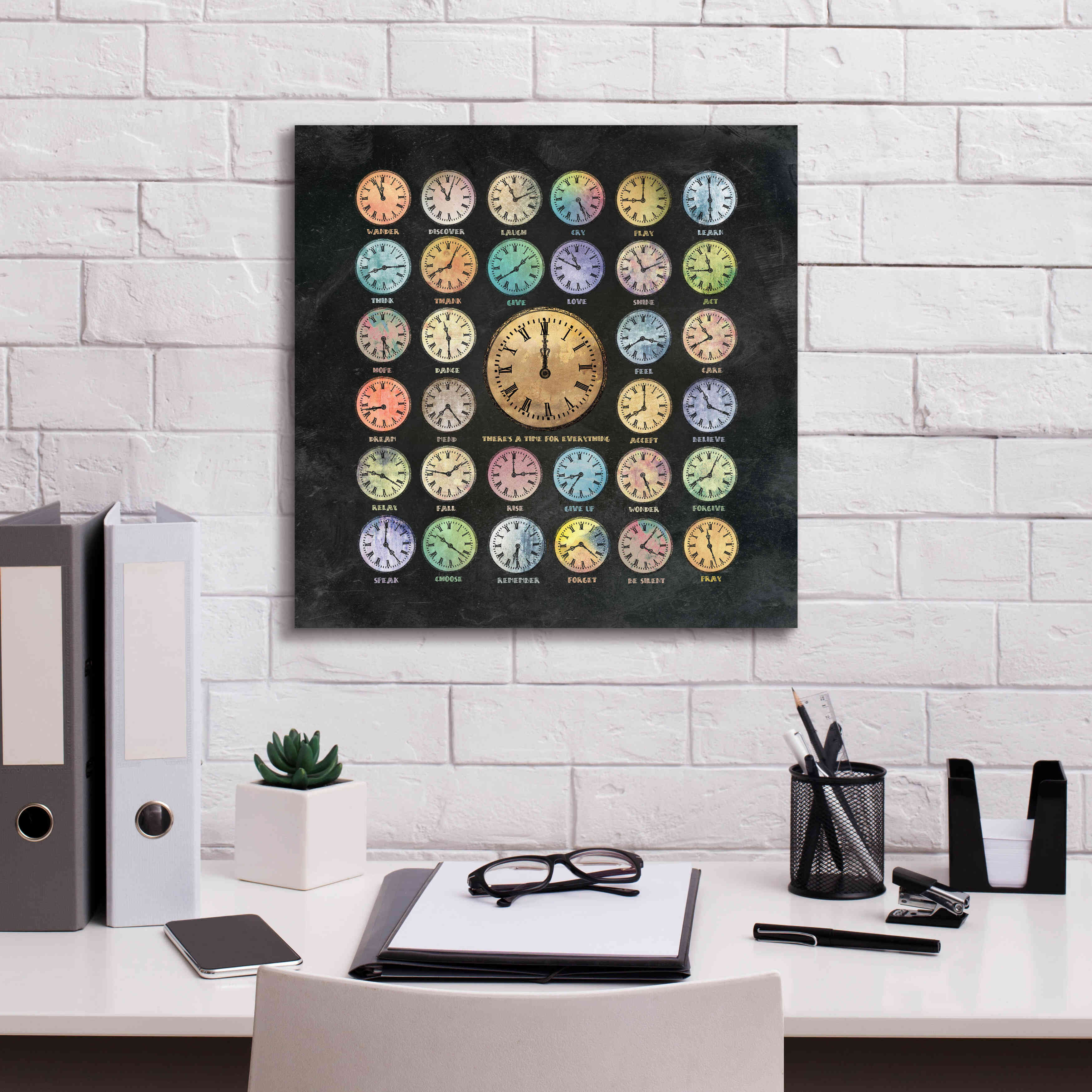 'There is a Time for Everything' by Paula Belle Flores, Giclee Canvas Wall Art,18 x 18