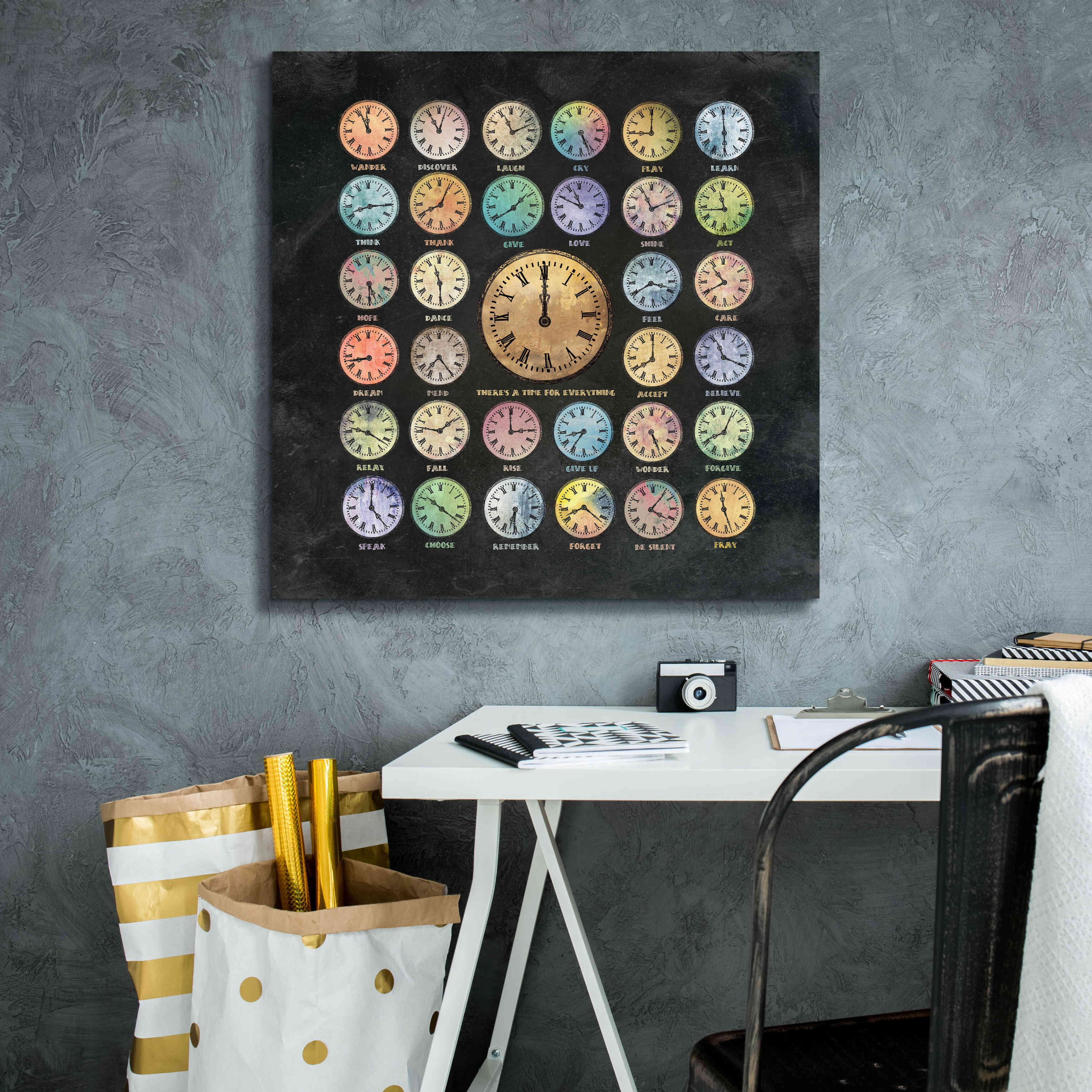 'There is a Time for Everything' by Paula Belle Flores, Giclee Canvas Wall Art,26 x 26