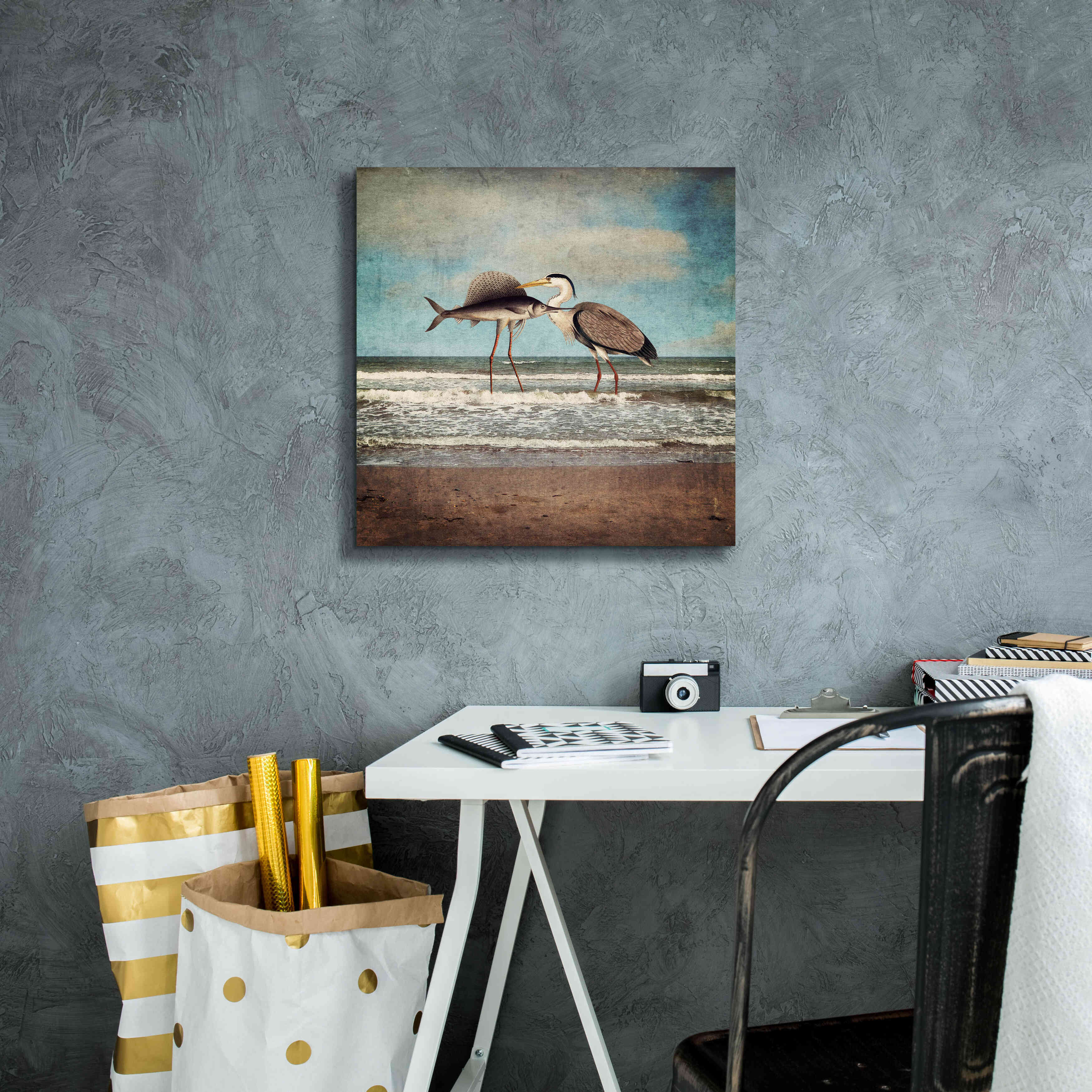 'What Would I Do For Love' by Paula Belle Flores, Giclee Canvas Wall Art,18 x 18