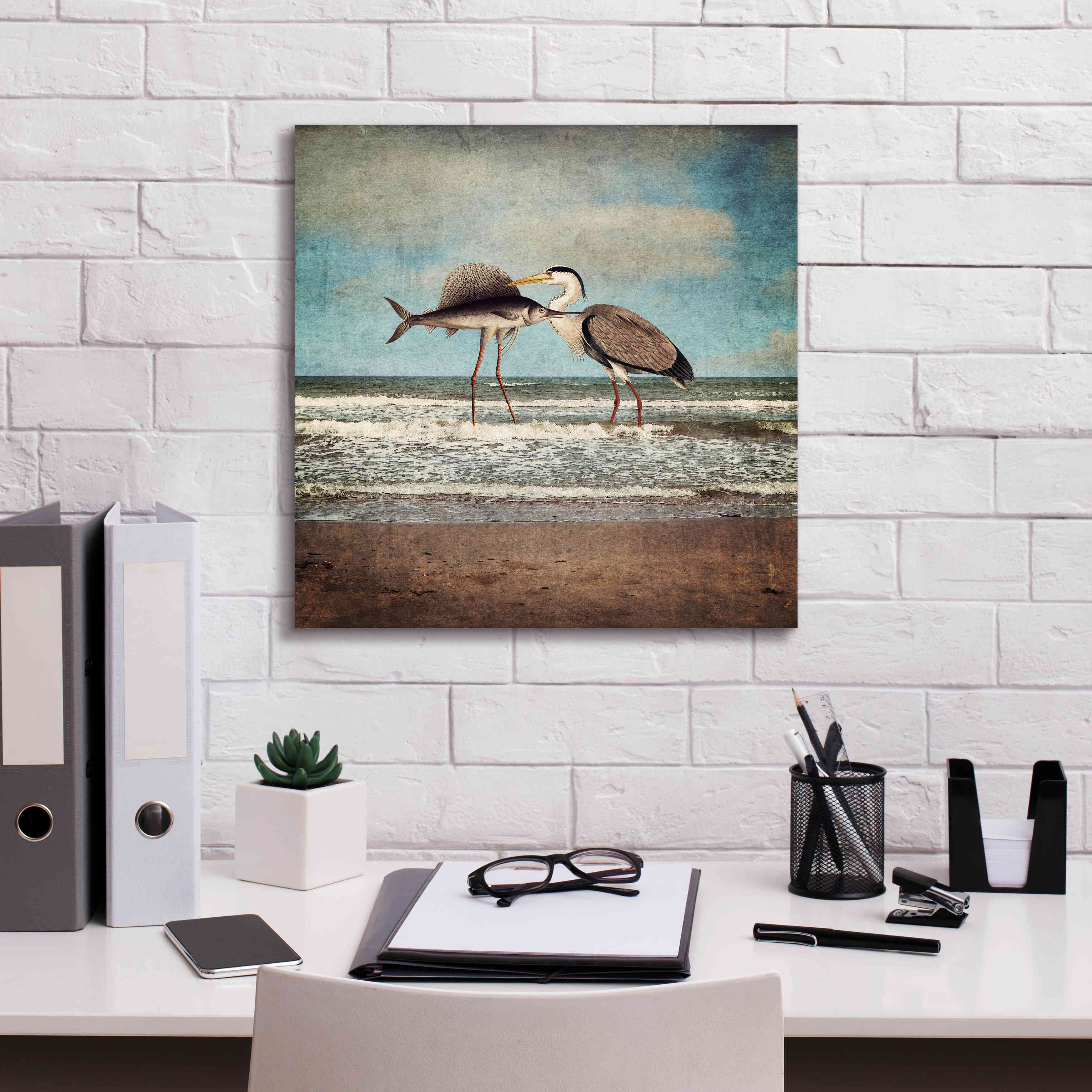 'What Would I Do For Love' by Paula Belle Flores, Giclee Canvas Wall Art,18 x 18