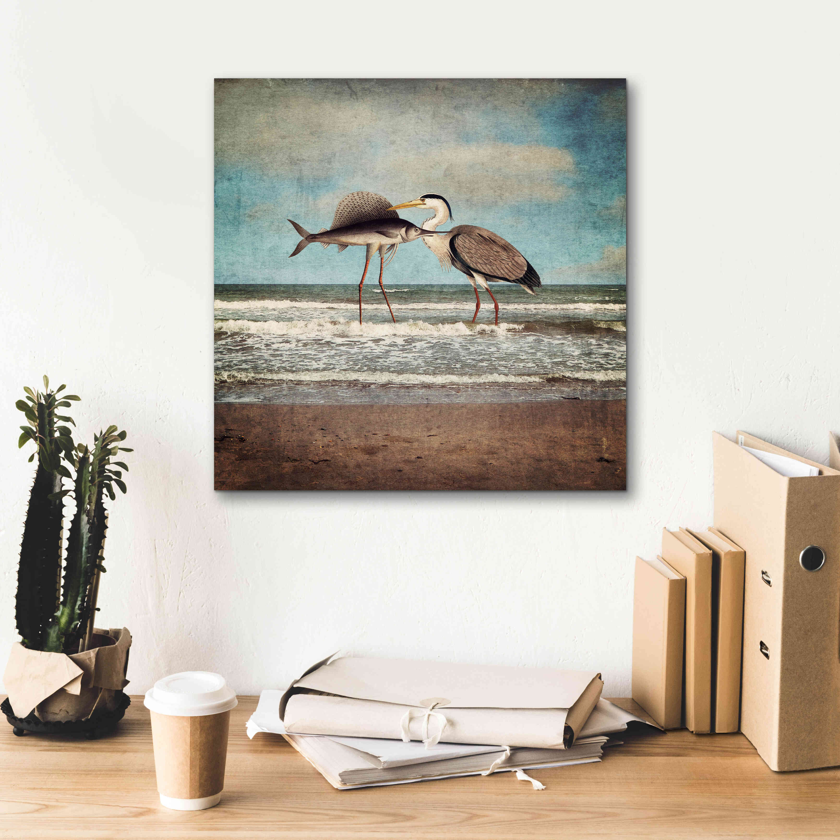 'What Would I Do For Love' by Paula Belle Flores, Giclee Canvas Wall Art,18 x 18