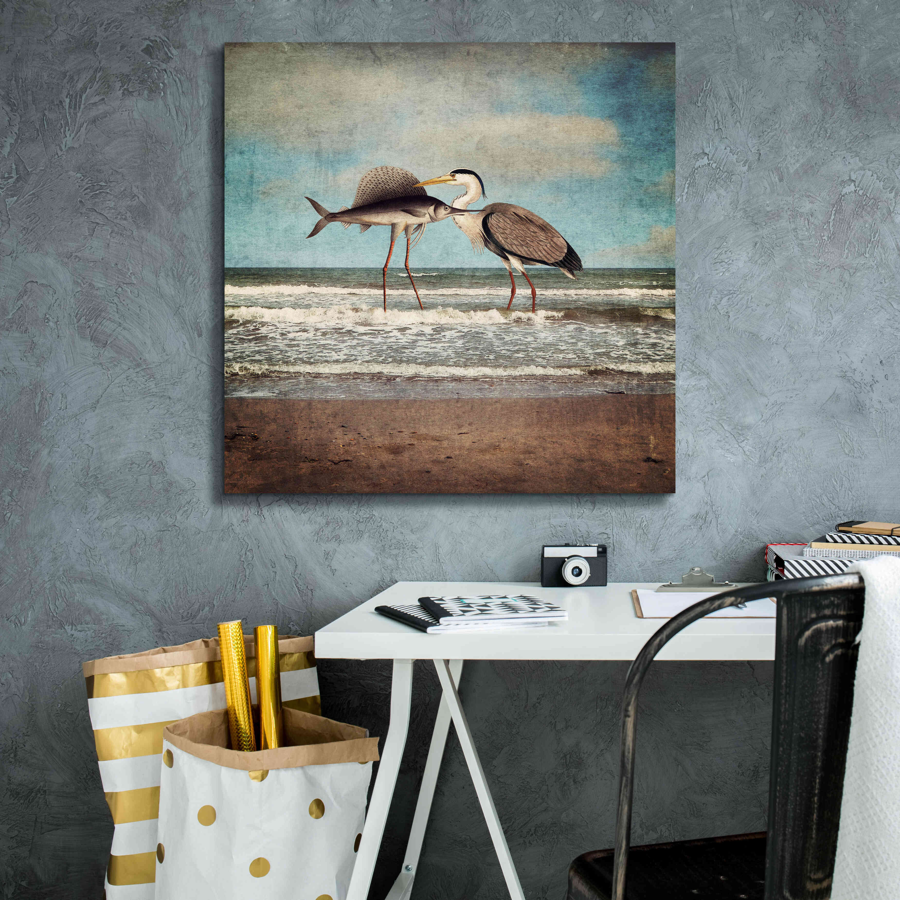 'What Would I Do For Love' by Paula Belle Flores, Giclee Canvas Wall Art,26 x 26