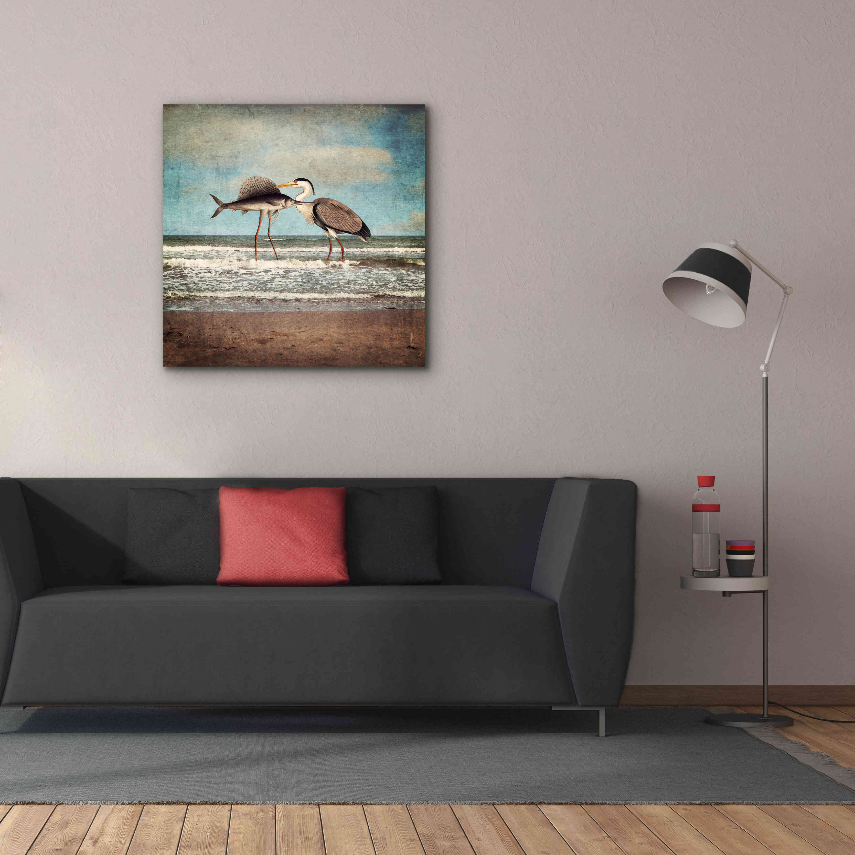 'What Would I Do For Love' by Paula Belle Flores, Giclee Canvas Wall Art,37 x 37