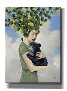 'You Are Safe - Bear' by Paula Belle Flores, Giclee Canvas Wall Art