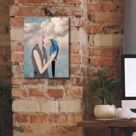Image of 'You Are Safe With Me' by Paula Belle Flores, Giclee Canvas Wall Art,12 x 16