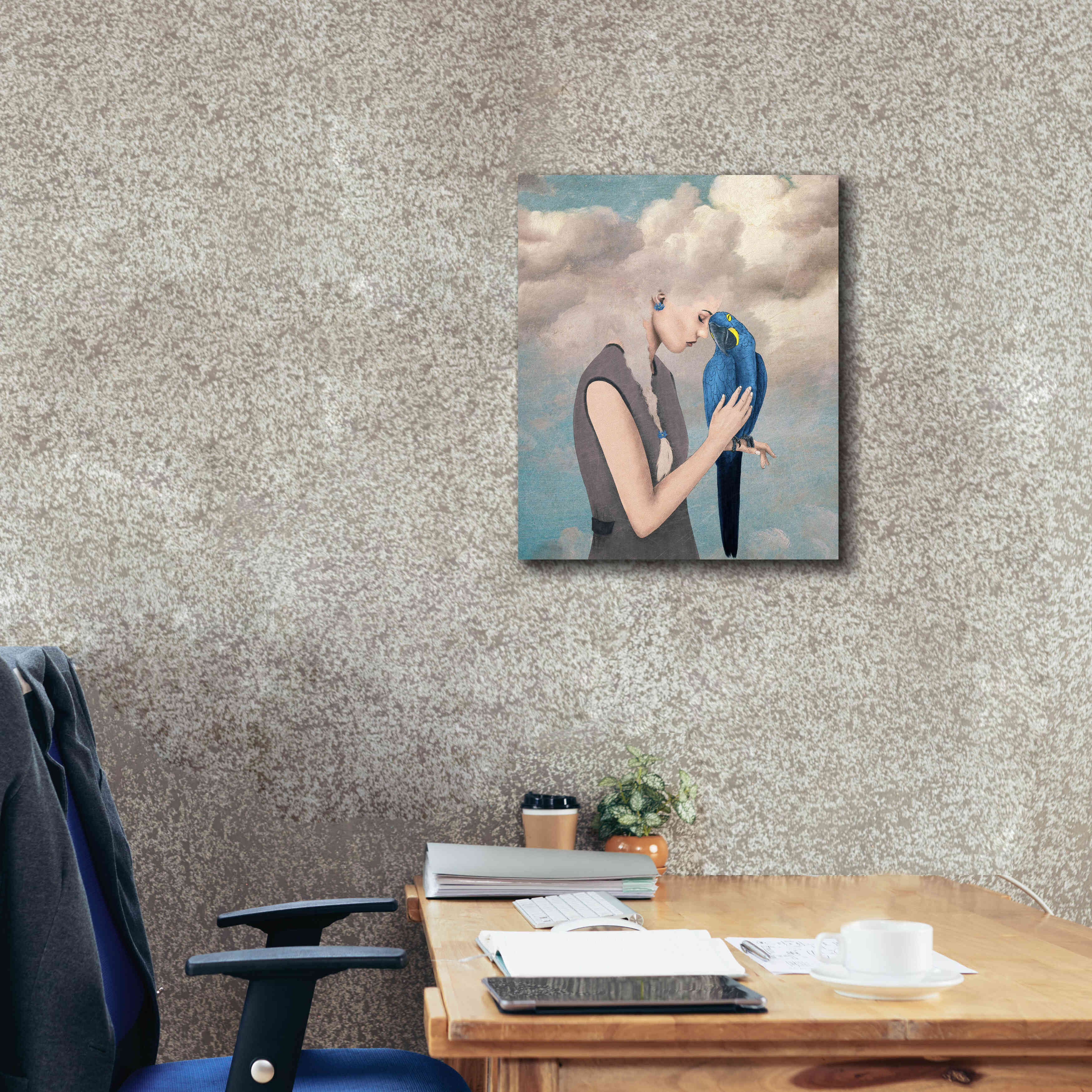 'You Are Safe With Me' by Paula Belle Flores, Giclee Canvas Wall Art,20 x 24