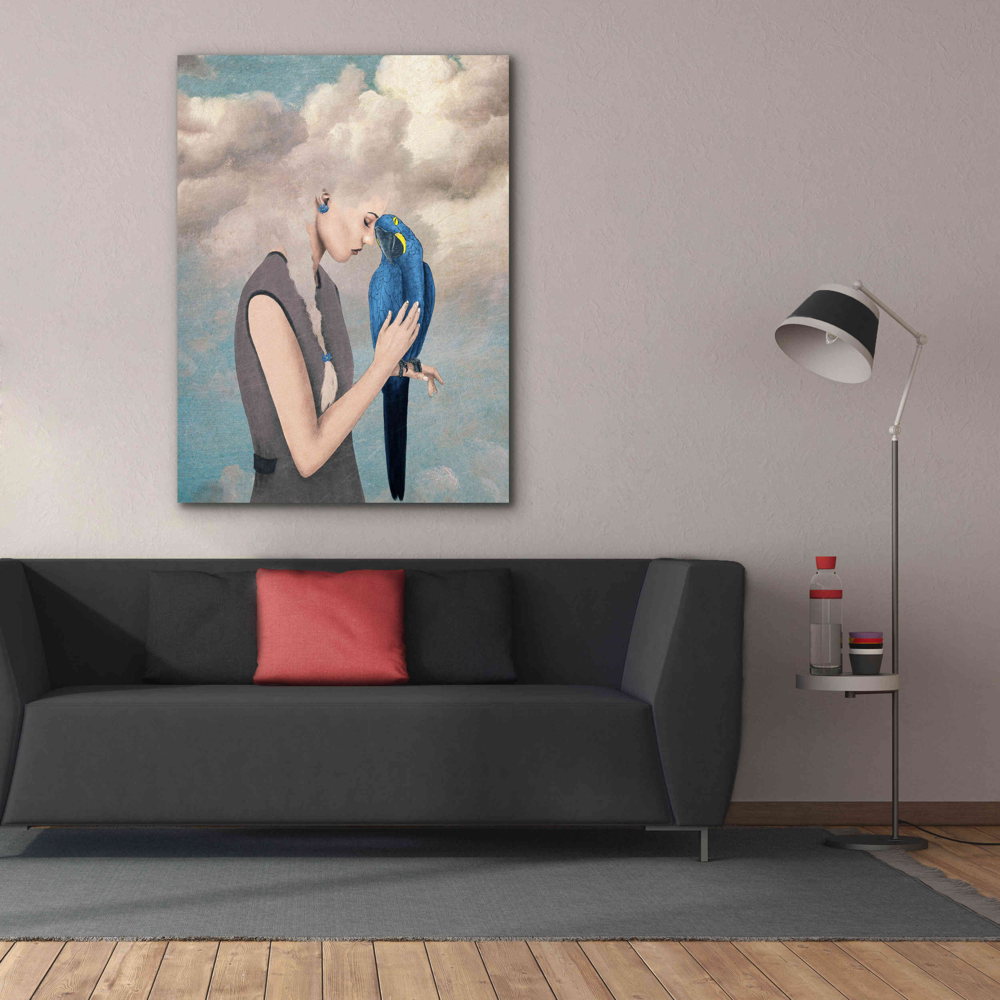 'You Are Safe With Me' by Paula Belle Flores, Giclee Canvas Wall Art,40 x 54