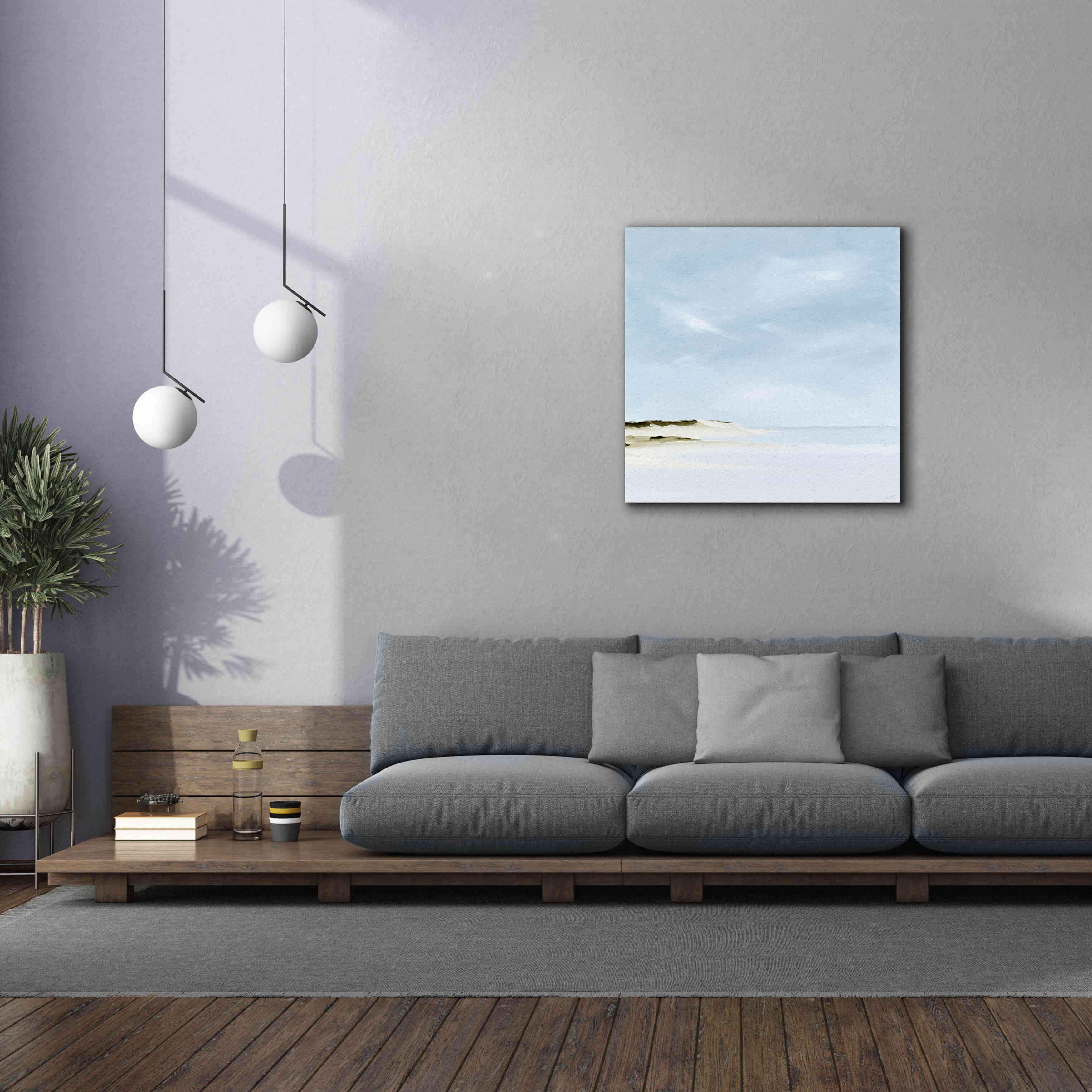 'Inshore' by Rick Fleury, Giclee Canvas Wall Art,37 x 37