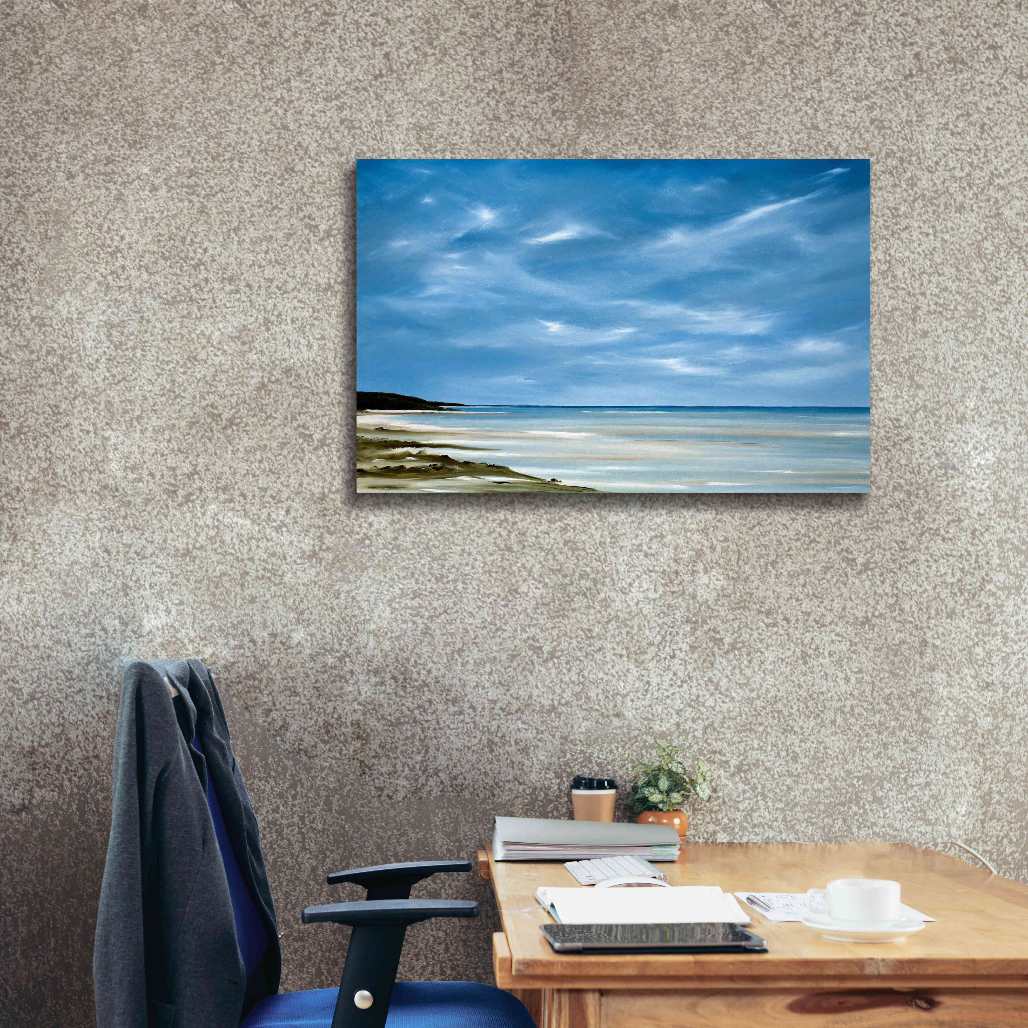 'Outgoing Tide' by Rick Fleury, Giclee Canvas Wall Art,40 x 26