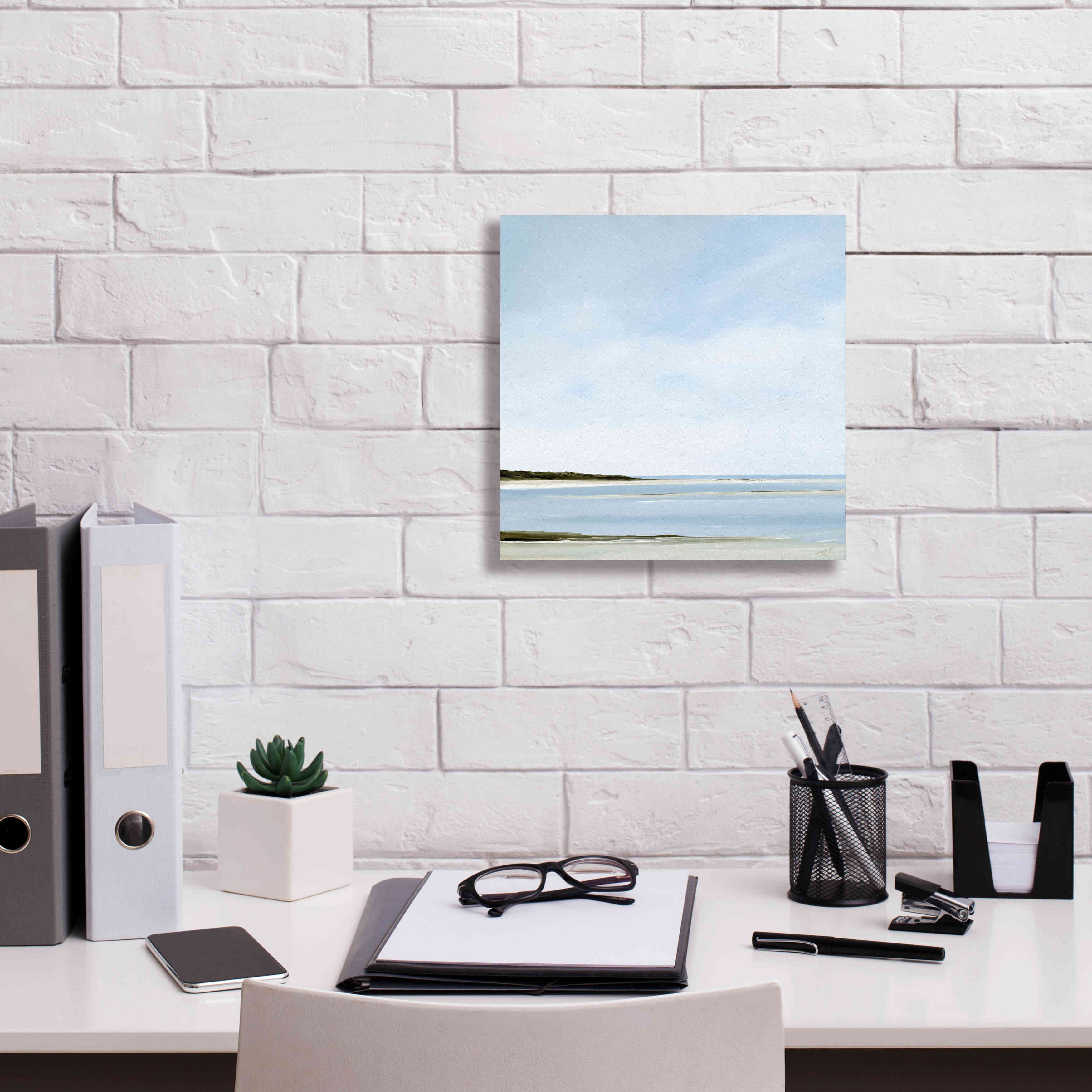 'Positions' by Rick Fleury, Giclee Canvas Wall Art,12 x 12
