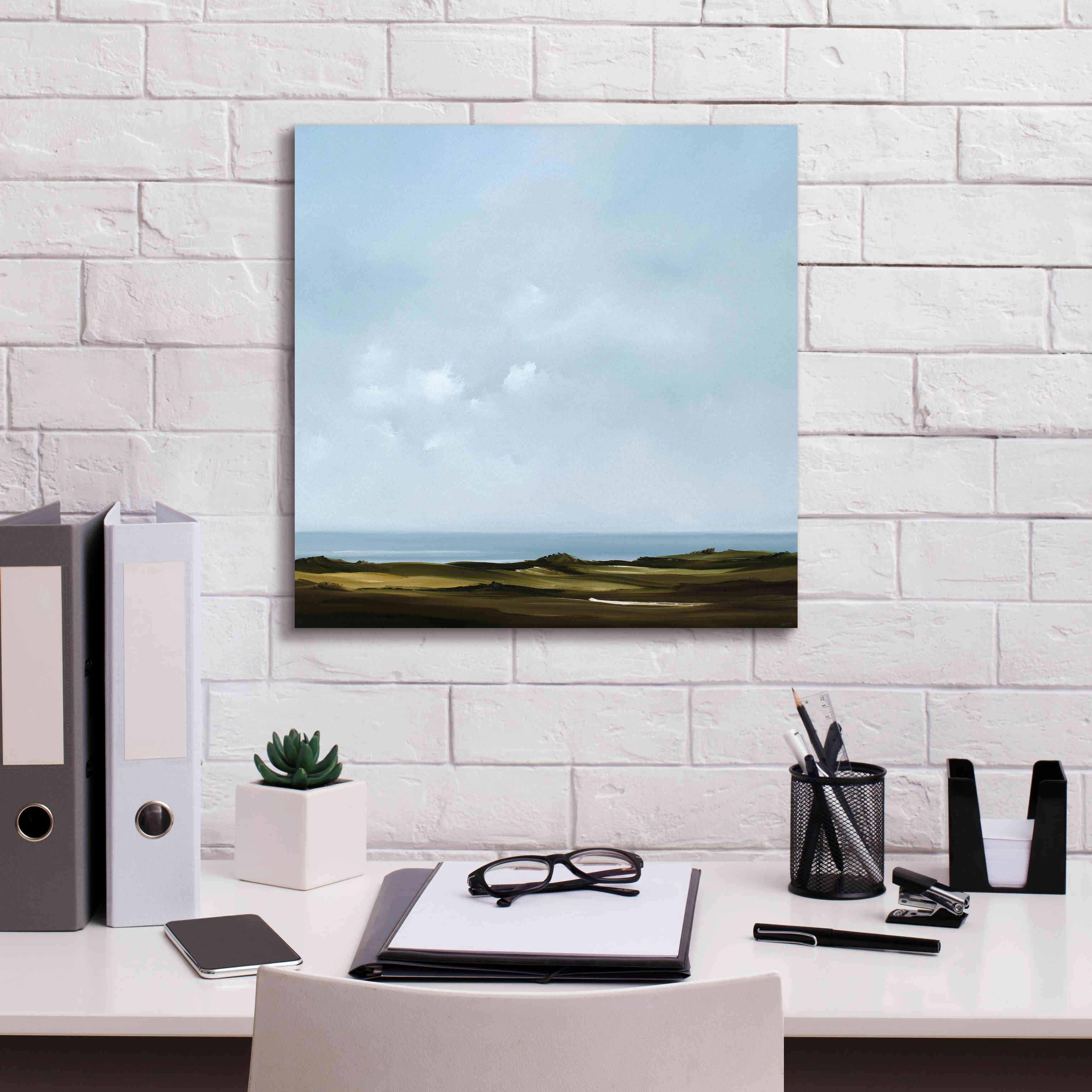 'Sanctity' by Rick Fleury, Giclee Canvas Wall Art,18 x 18